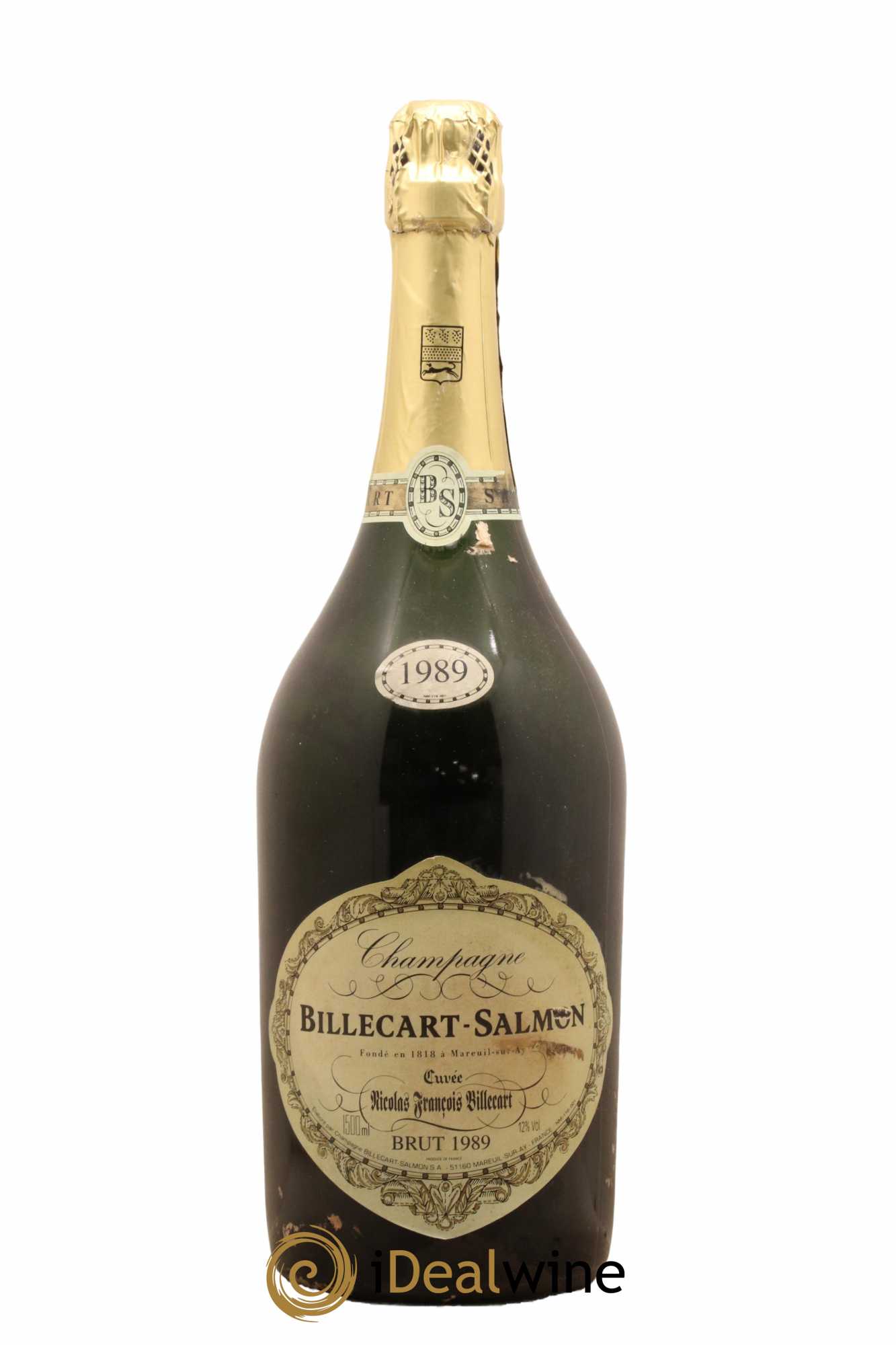 Brut Nicolas François Billecart Billecart-Salmon 1989 - Lot de 1 magnum - 0