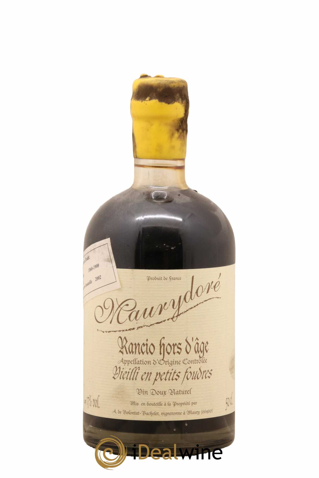 Maury Vin Doux Naturel Doré Rancio Hors d'Age Vieilli en petits foudres Domaine de la Coume du Roy 50Cl - Lot de 1 bouteille - 0