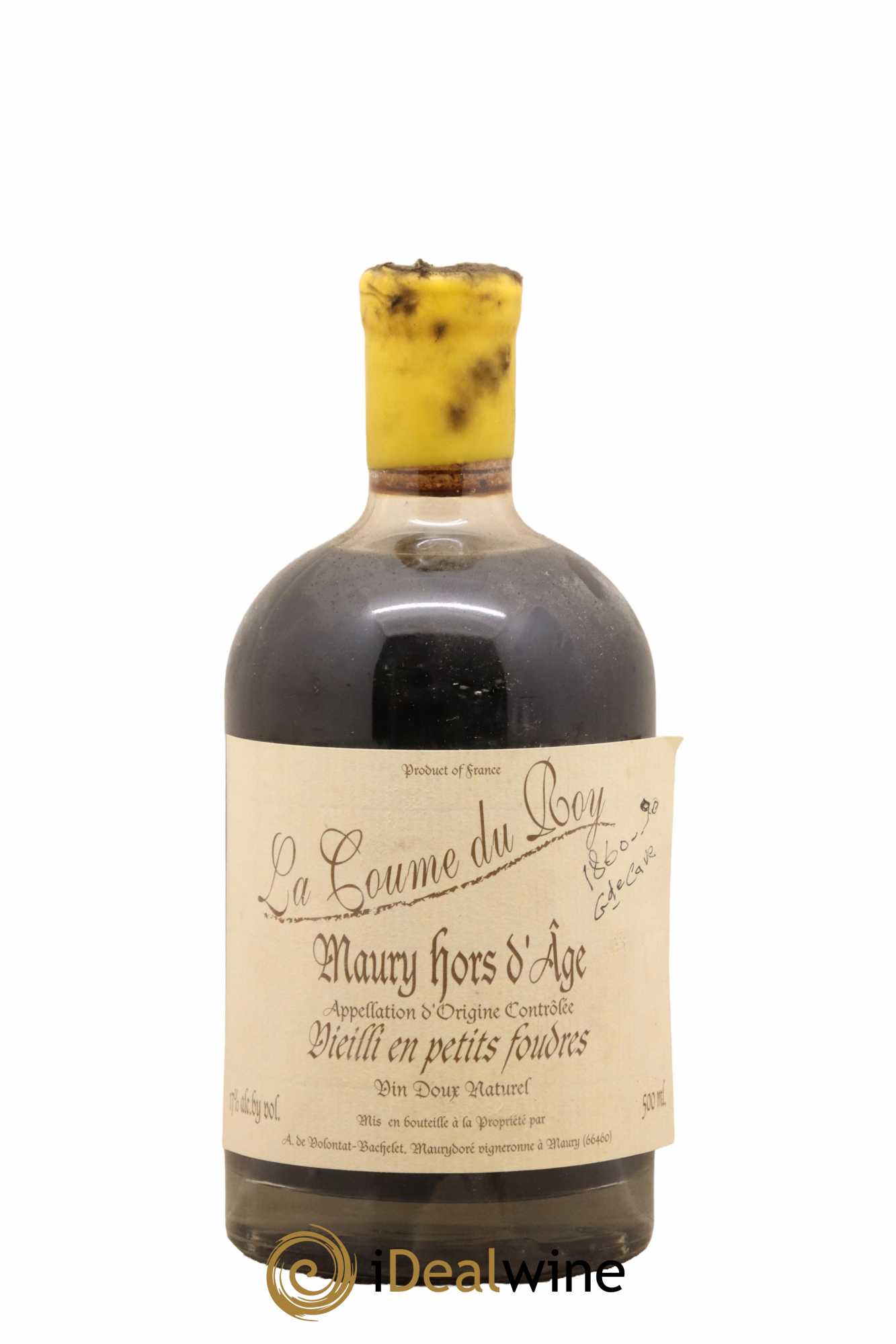 Maury Vin Doux Naturel Hors d'Age Vieilli en Petits Foudres Domaine de la Coume du Roy 50Cl - Lot de 1 bouteille - 0