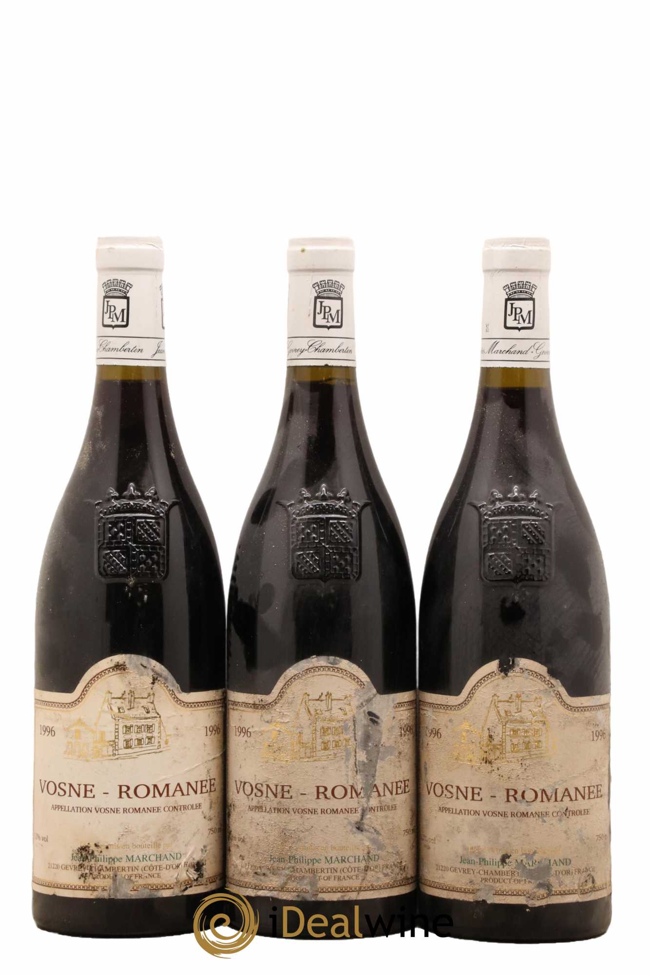 Vosne-Romanée Domaine Marchand 1996 - Lot de 3 bouteilles - 0