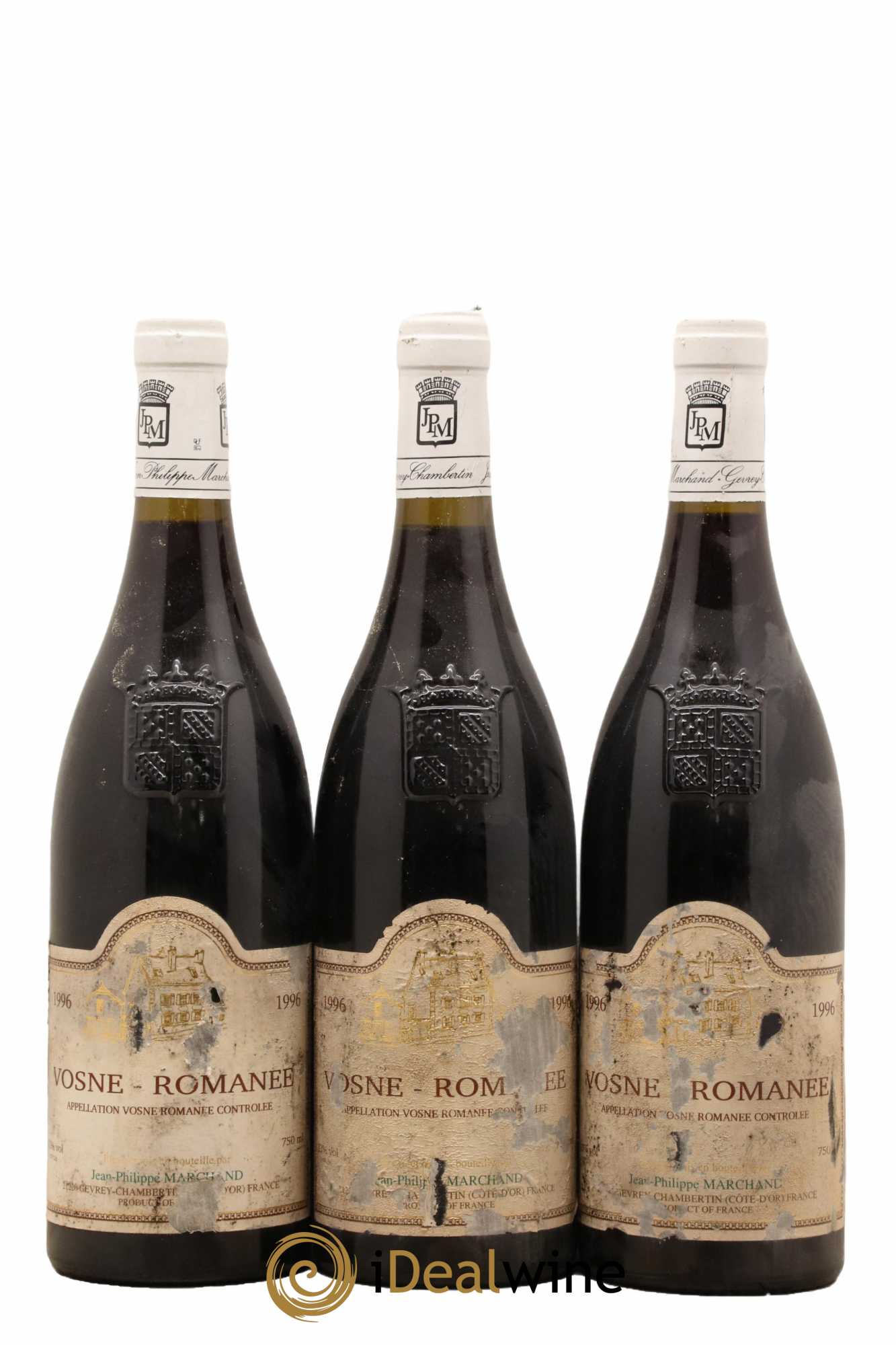 Vosne-Romanée Domaine Marchand 1996 - Lot de 3 bouteilles - 0