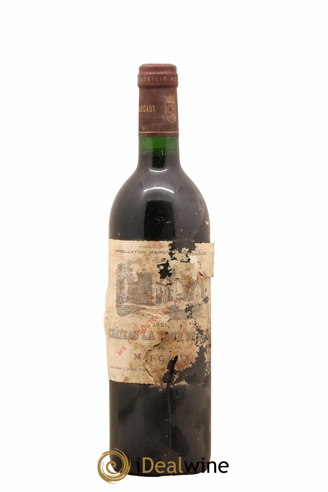 Château la Tour de Mons Cru Bourgeois 1985 - Lot de 1 bouteille - 0