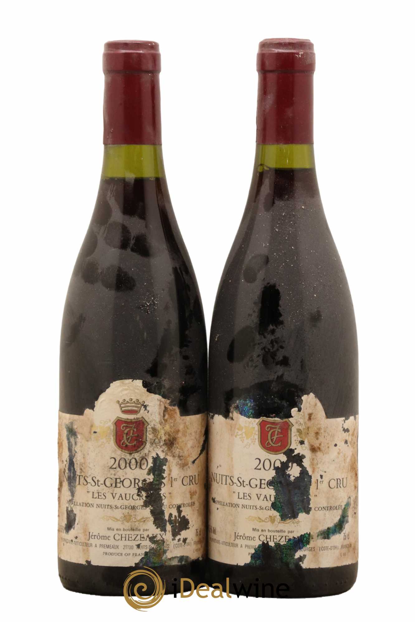 Nuits-Saint-Georges 1er Cru Les Vaucrains Domaine Chezeaux 2000 - Lot de 2 bouteilles - 0
