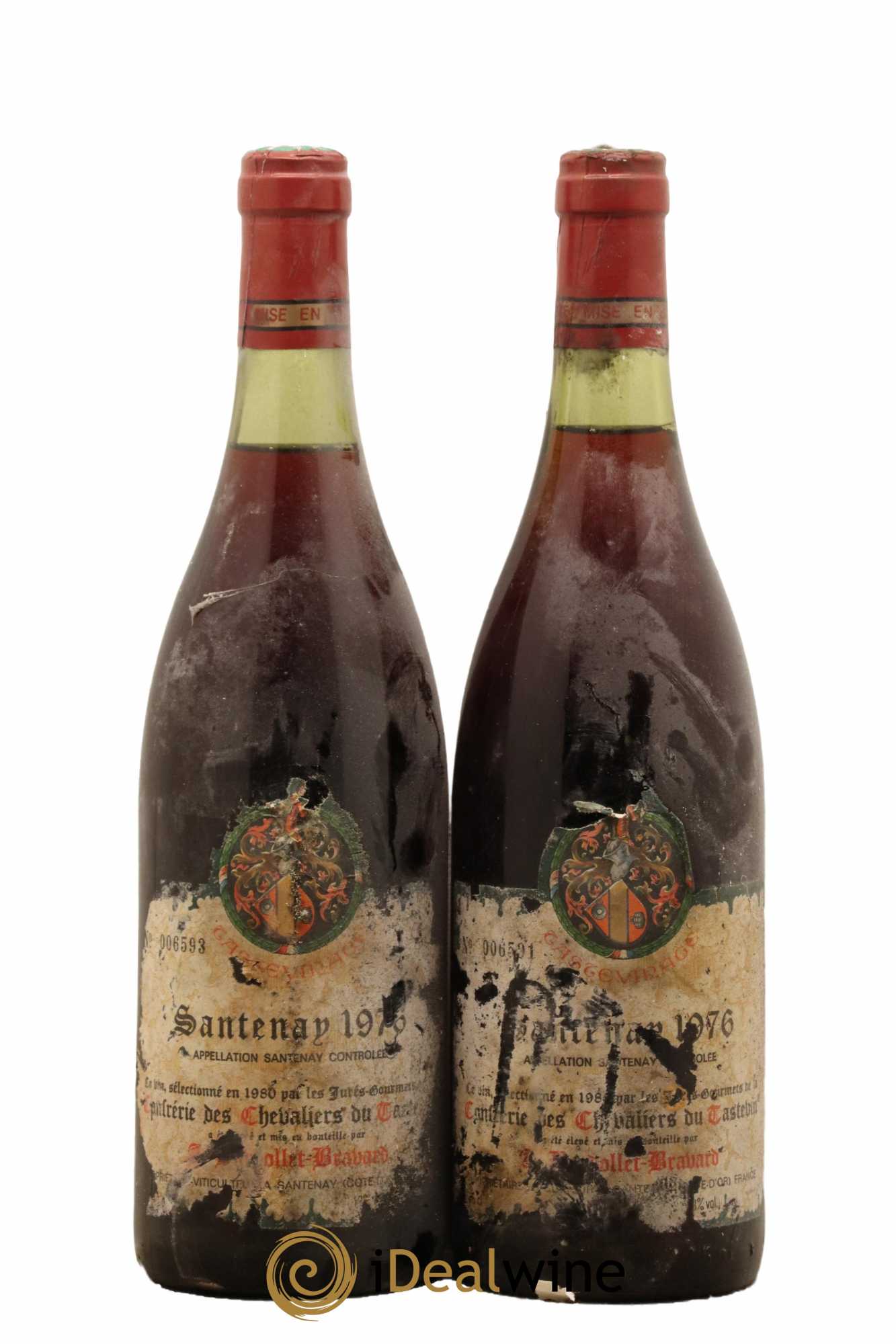 Santenay Domaine Bardelot Brabant 1976 - Lot de 2 bouteilles - 0