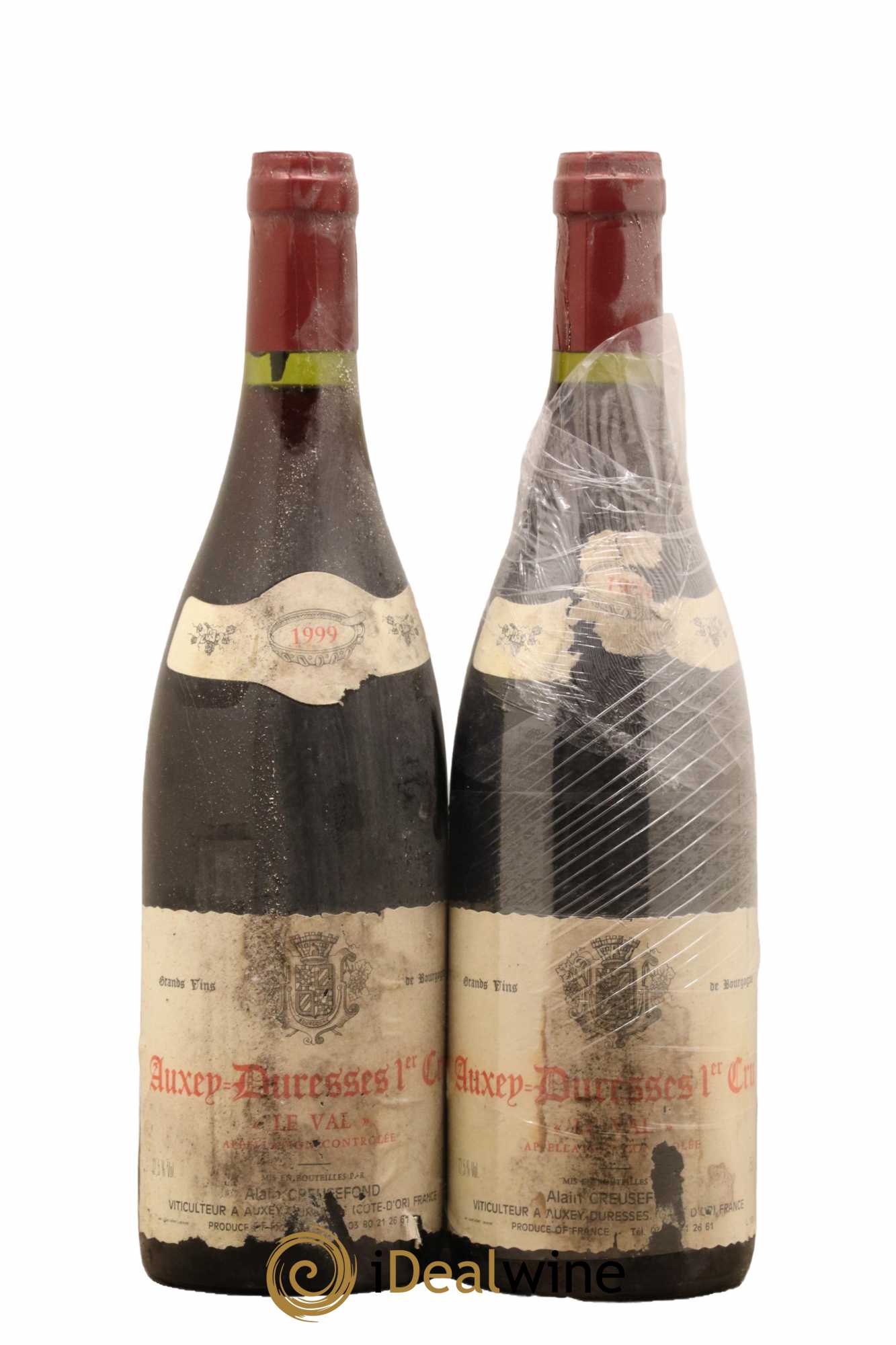 Auxey-Duresses 1er Cru Le Val Domaine Creusefond 1999 - Lot de 2 bouteilles - 0