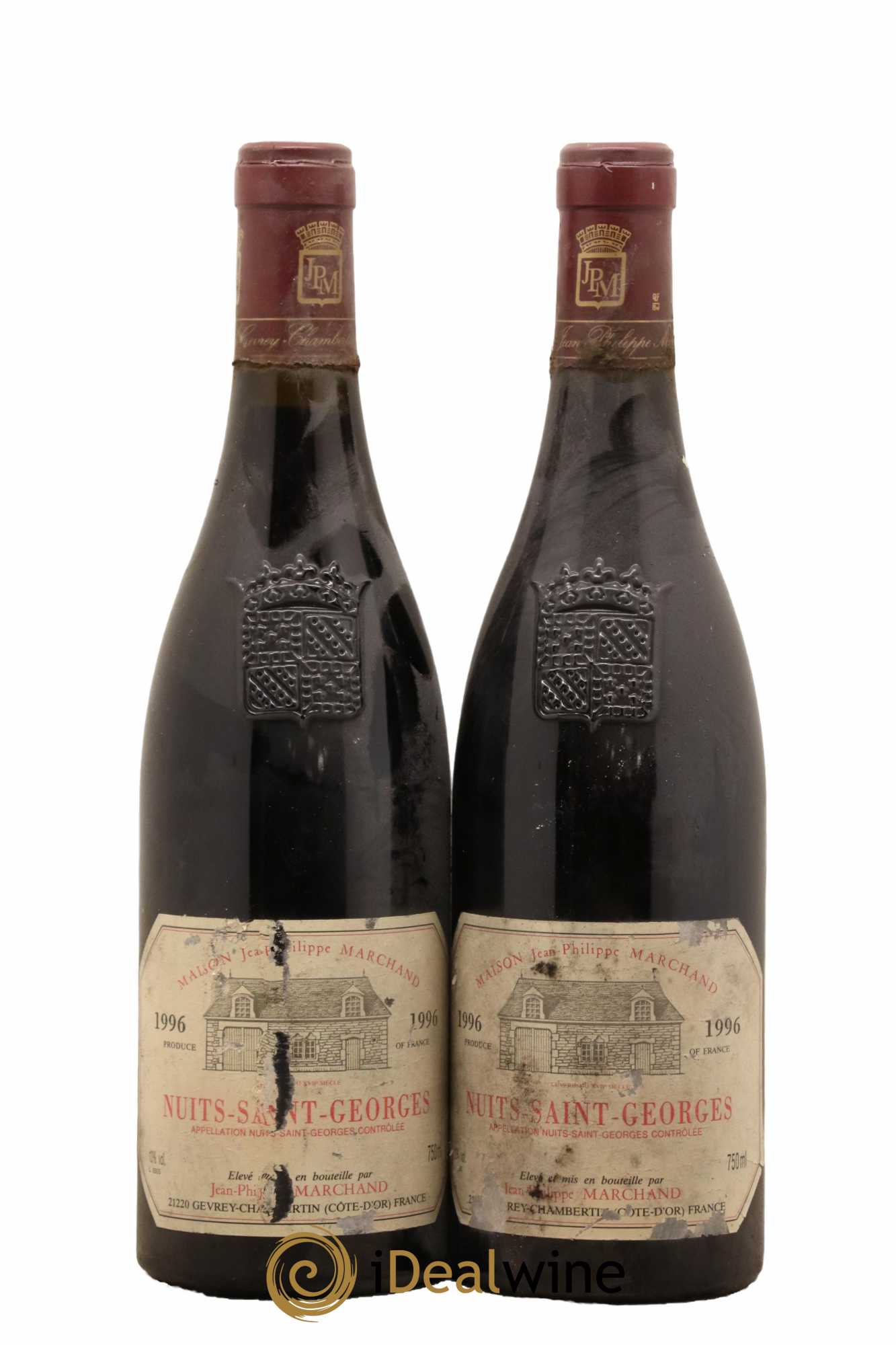 Nuits-Saint-Georges Domaine Marchand 1996 - Lot de 2 bouteilles - 0