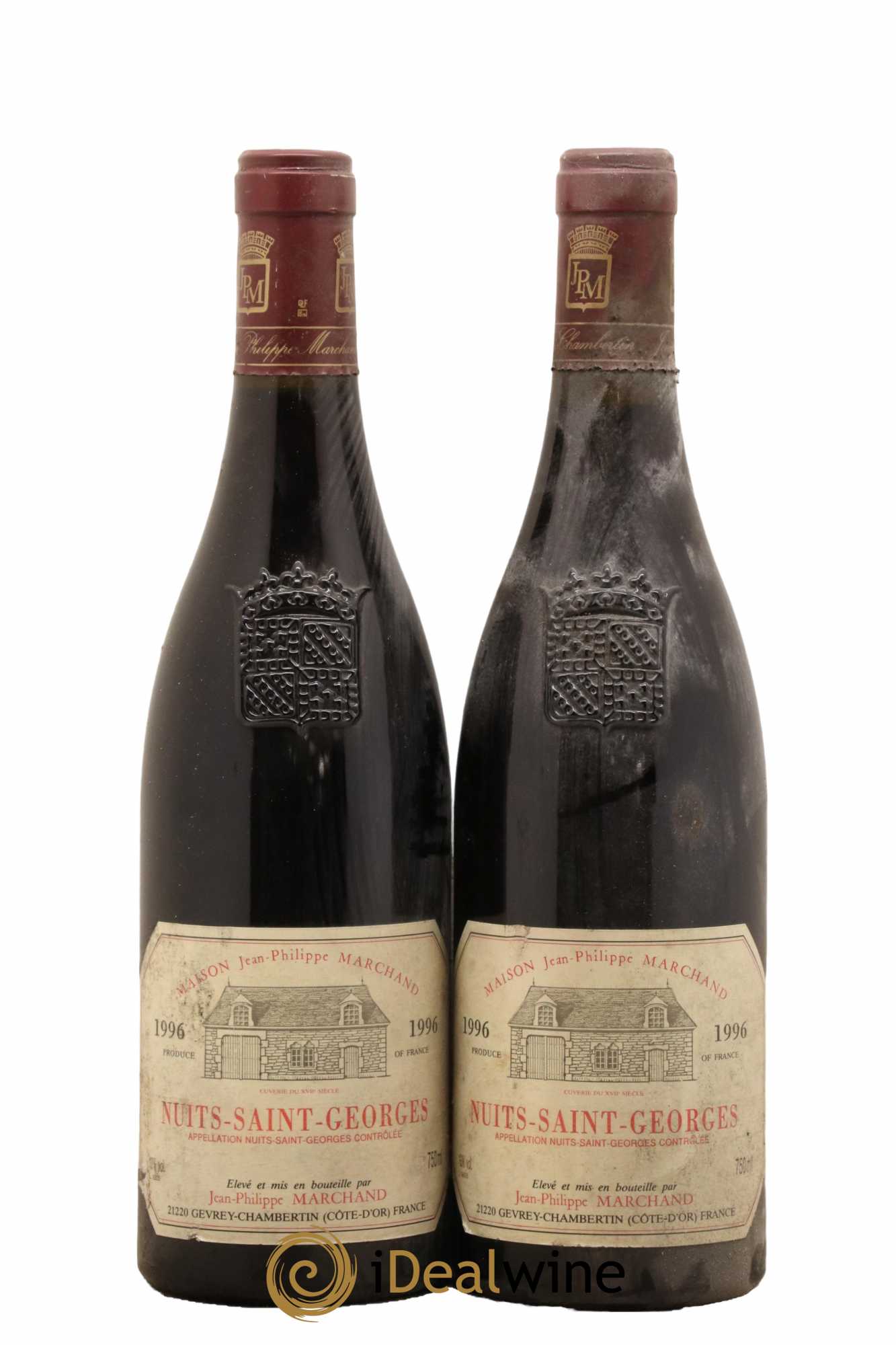 Nuits-Saint-Georges Domaine Marchand 1996 - Lot de 2 bouteilles - 0