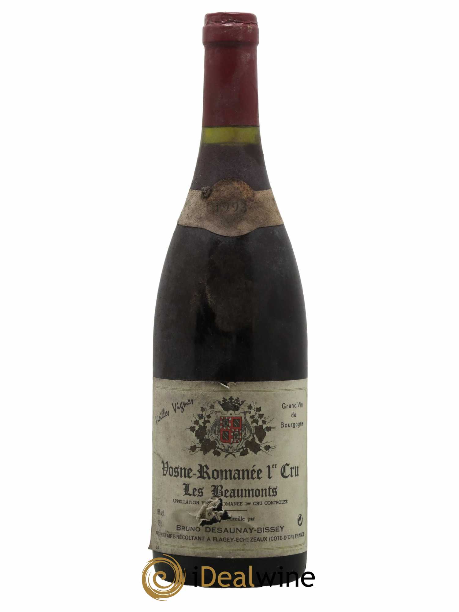 Vosne-Romanée 1er Cru Les Beaux Monts Vieilles Vignes Bruno Desauney-Bissey 1993 - Lot de 1 bouteille - 0