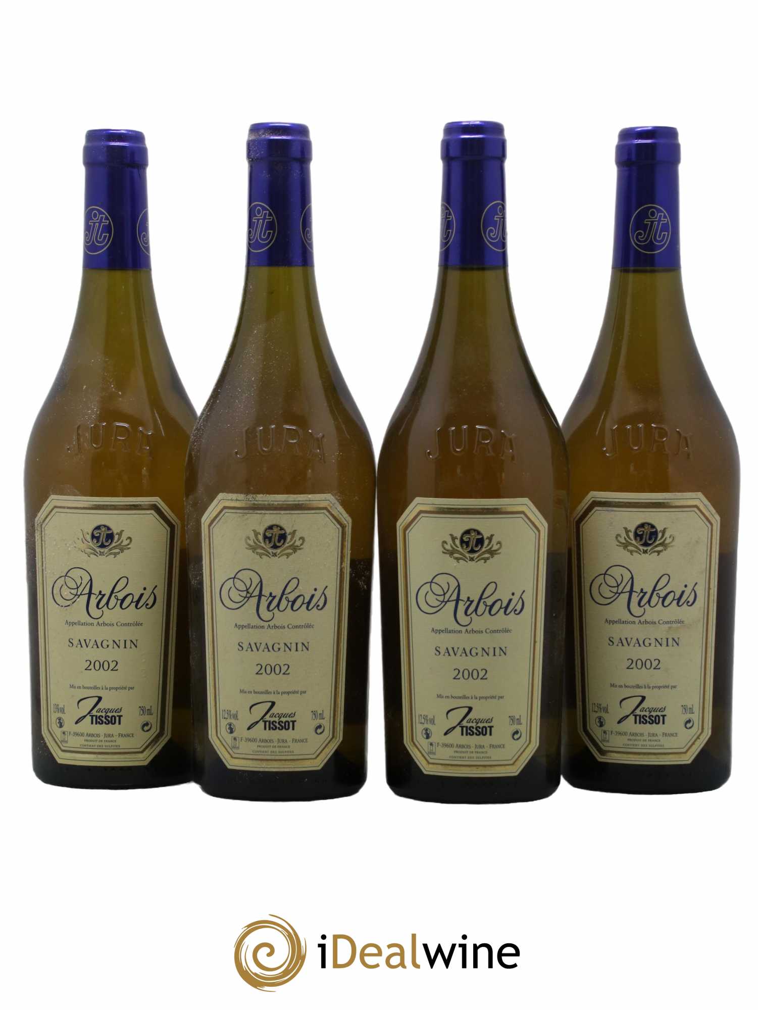 Arbois Savagnin Jacques Tissot 2002 - Lot de 4 bouteilles - 0