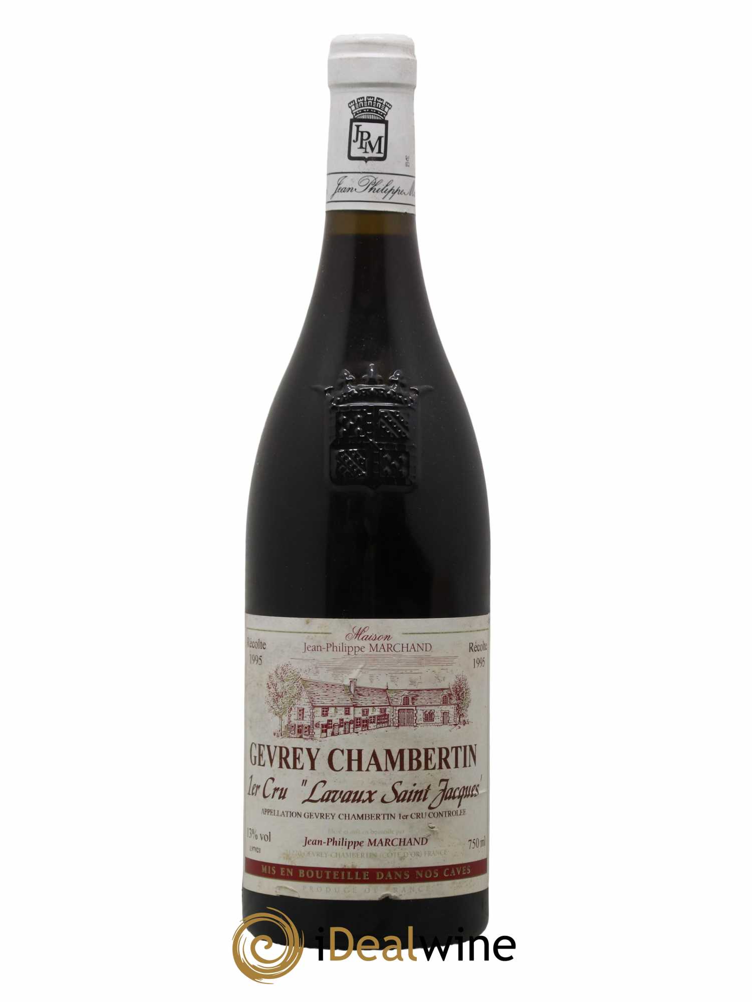 Gevrey-Chambertin 1er Cru Lavaux Saint Jacques Domaine Jean-Philippe Marchand 1995 - Lot de 1 bouteille - 0