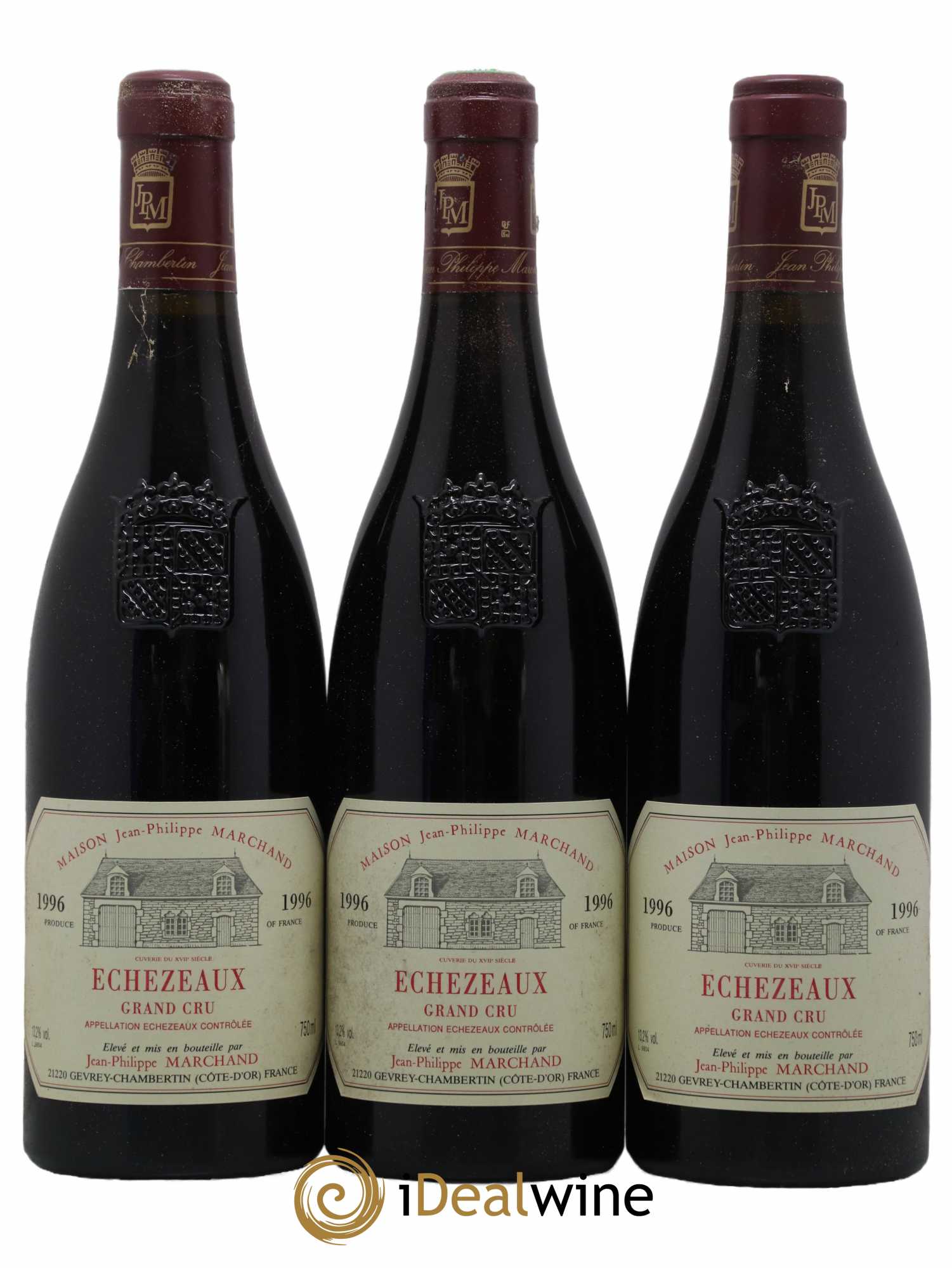 Echezeaux Grand Cru Domaine Jean Philippe Marchand 1996 - Lot de 3 bouteilles - 0