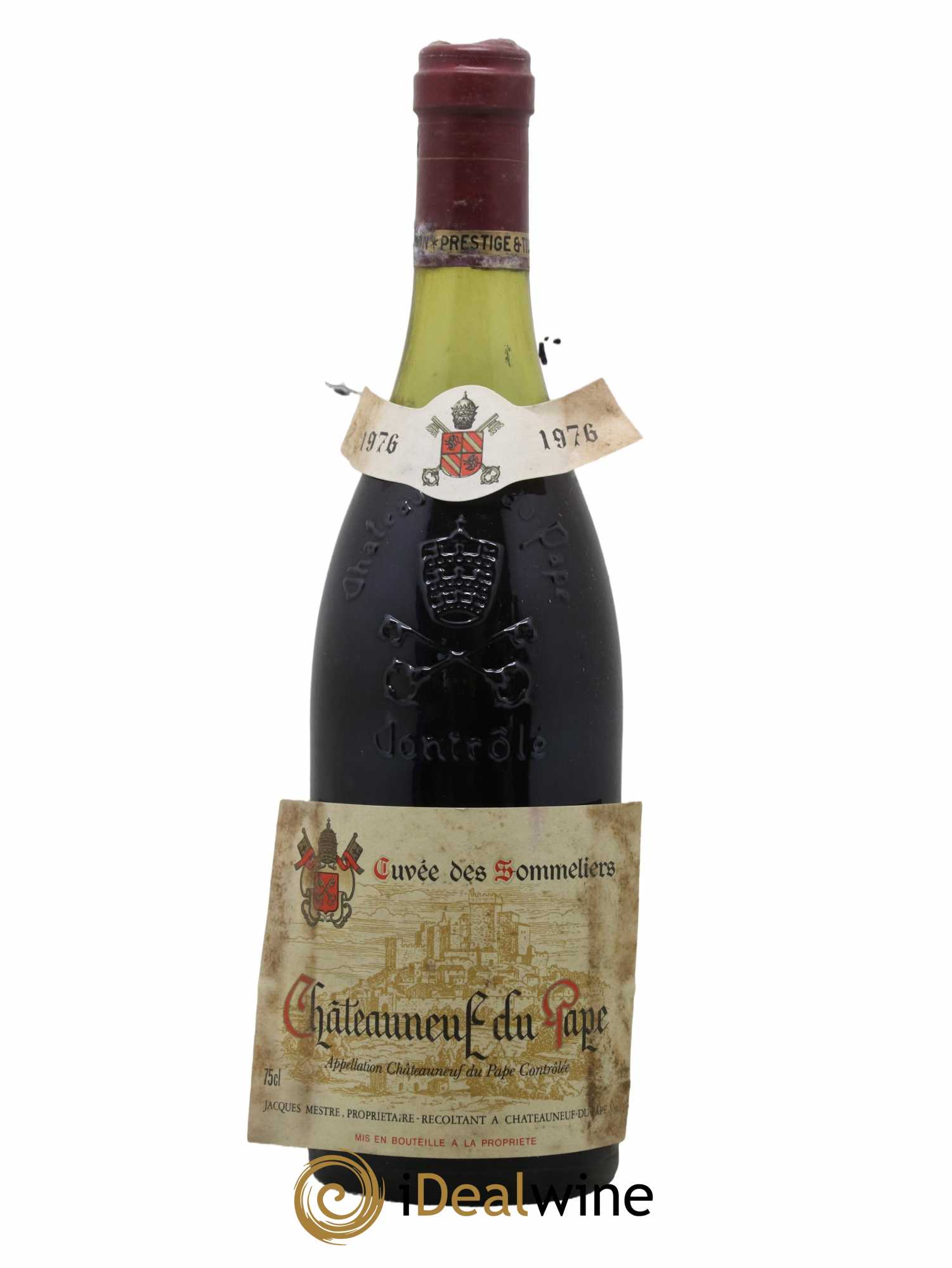 Châteauneuf-du-Pape Cuvée des Sommeliers Domaine Jacques Mestre 1976 - Lot de 1 bouteille - 0