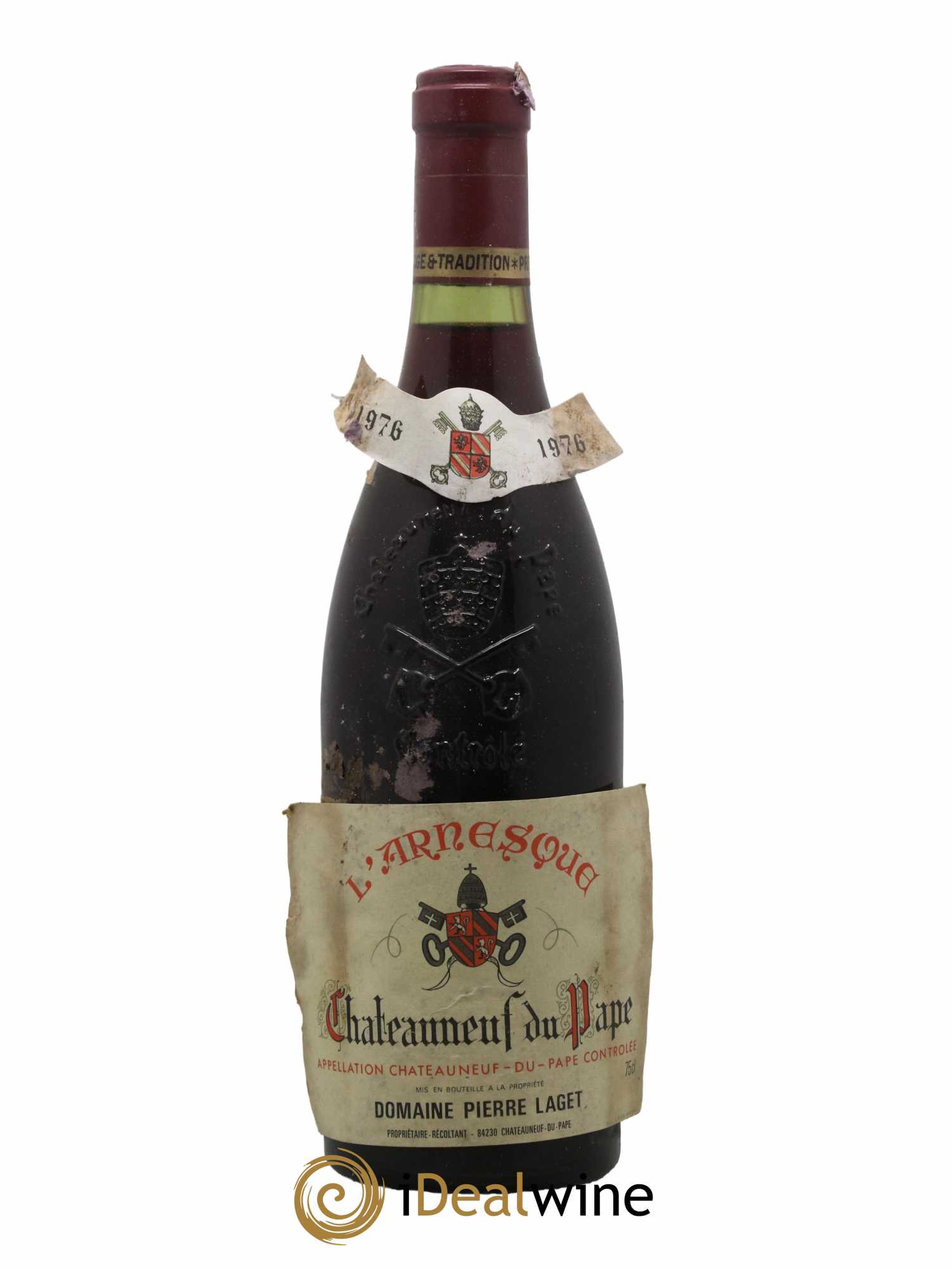 Châteauneuf-du-Pape L'arnesque Domaine Pierre Laget 1976 - Lot de 1 bouteille - 0