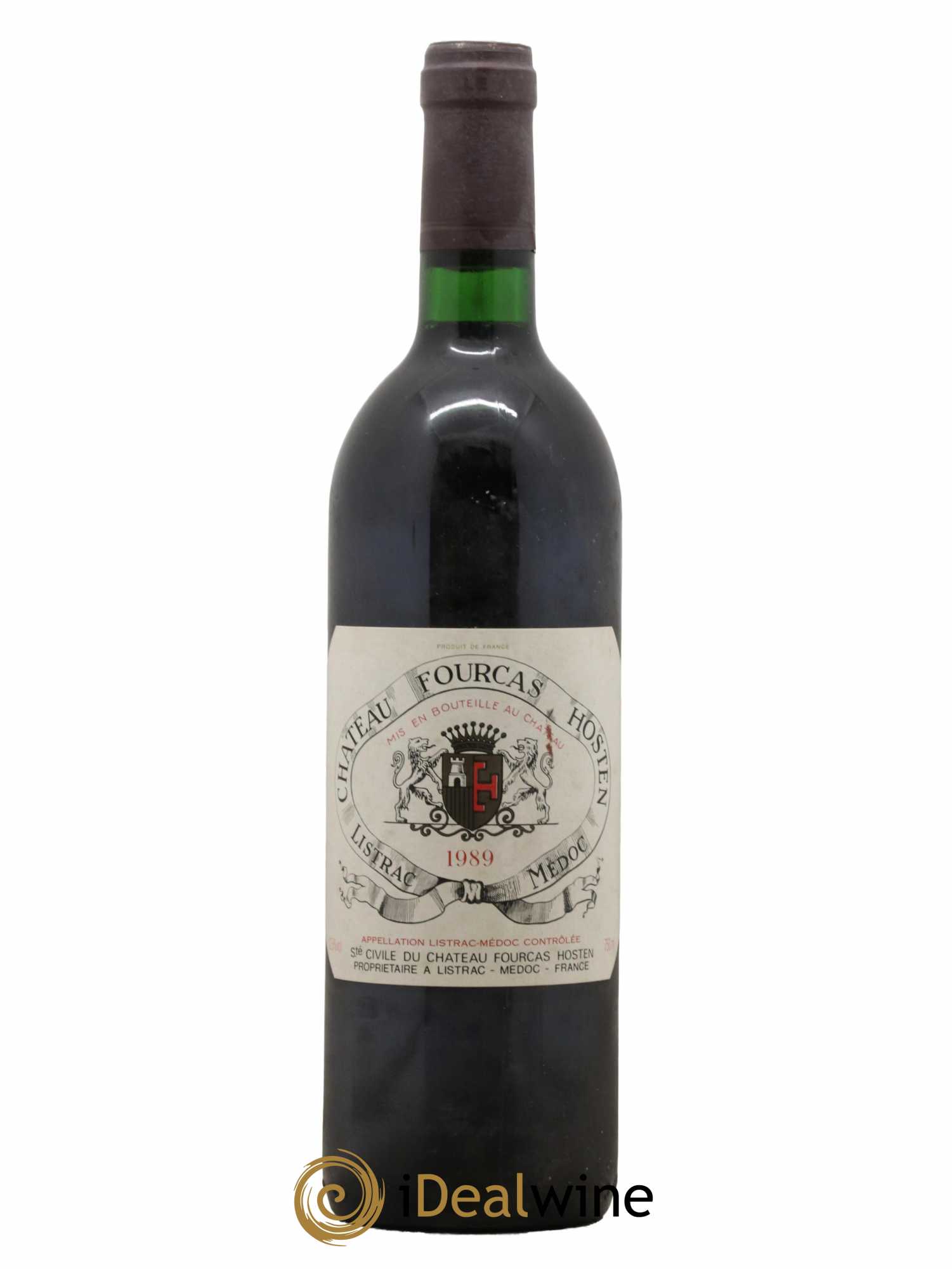 Château Fourcas Hosten Cru Bourgeois 1989 - Lot de 1 bouteille - 0