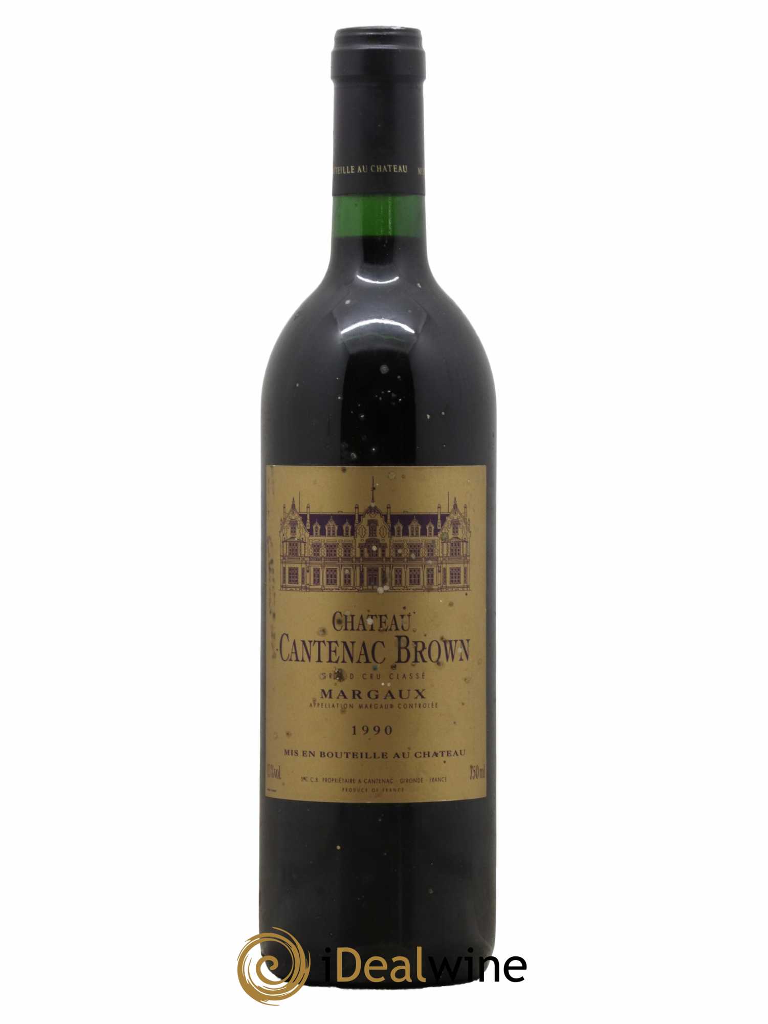 Château Cantenac Brown 3ème Grand Cru Classé 1990 - Lot de 1 bouteille - 0