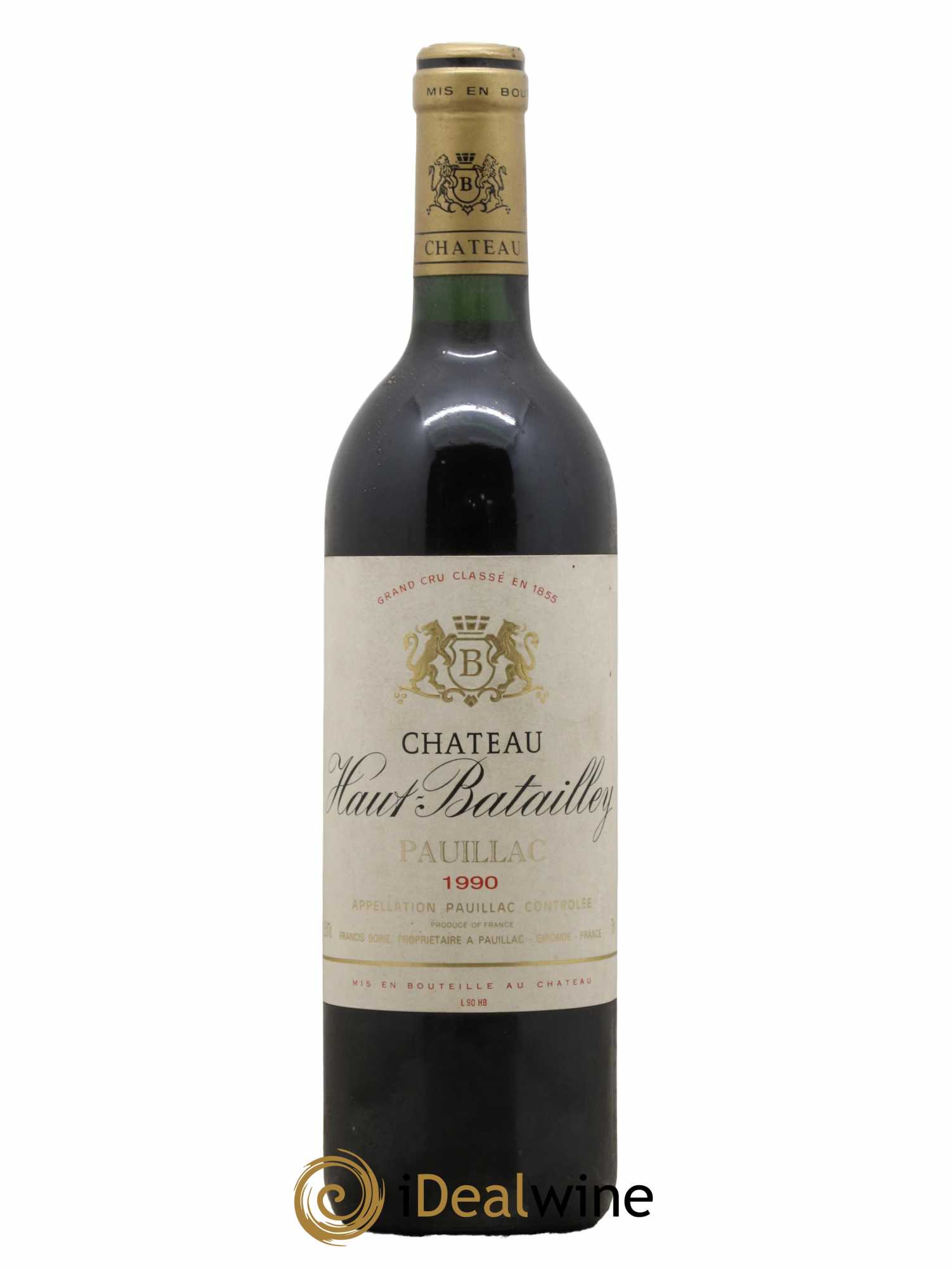 Château Haut Batailley 5ème Grand Cru Classé 1990 - Lot de 1 bouteille - 0