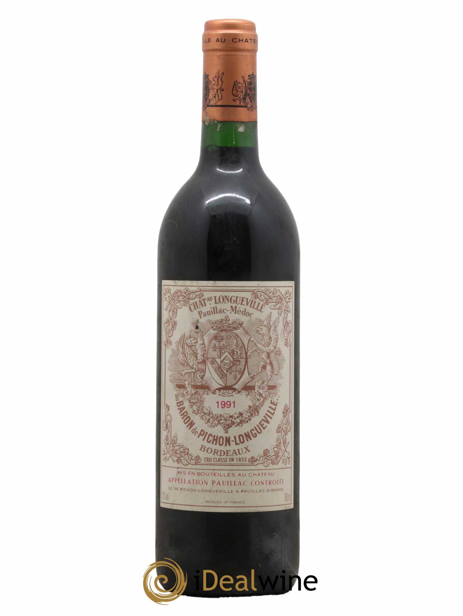 Pichon Longueville Baron 2ème Grand Cru Classé 1991 - Lot de 1 bouteille - 0