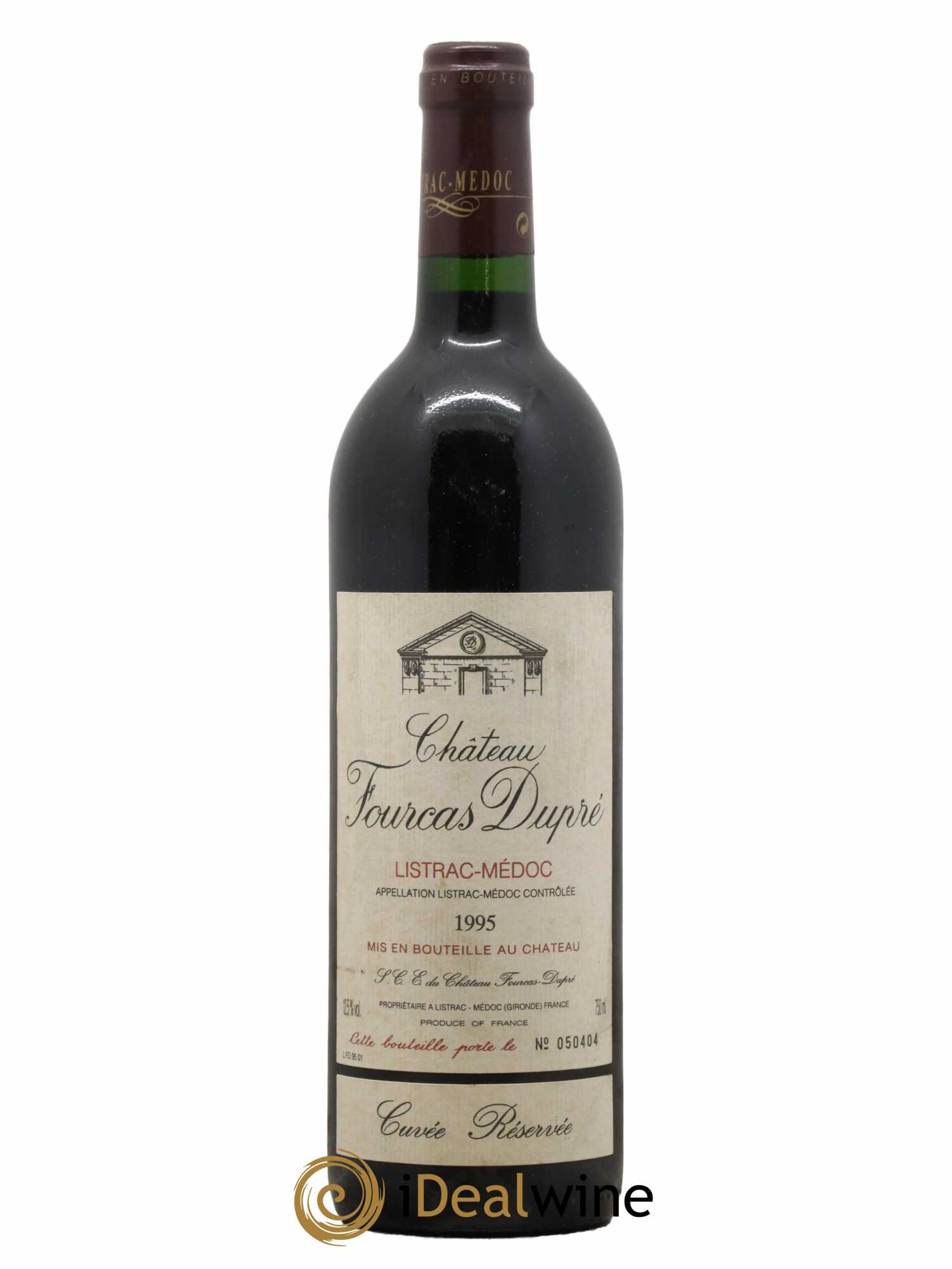 Château Fourcas Dupré 1995 - Lot de 1 bouteille - 0