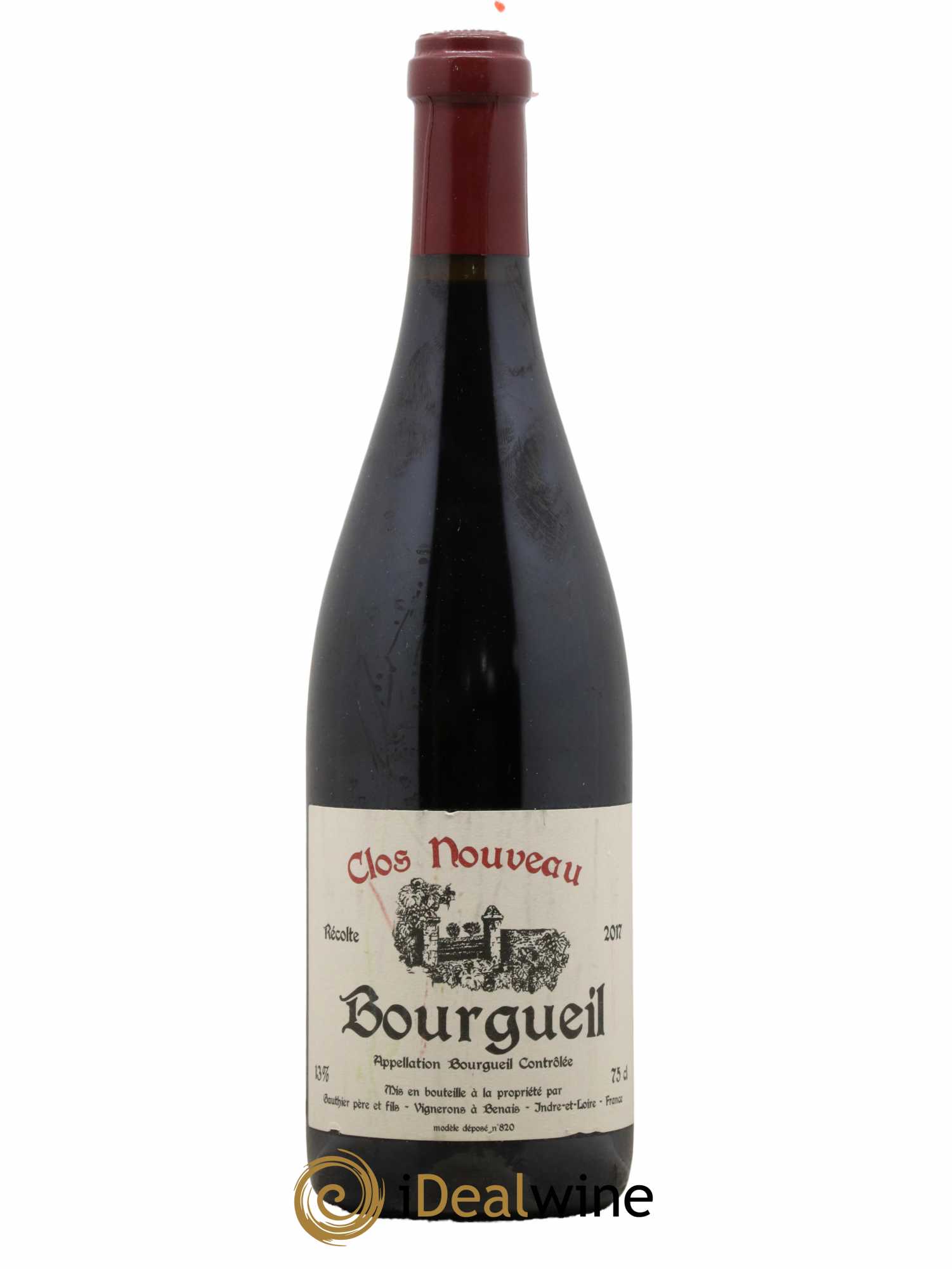 Bourgueil Clos Nouveau Domaine du Bel Air 2017 - Lot de 1 bouteille - 0
