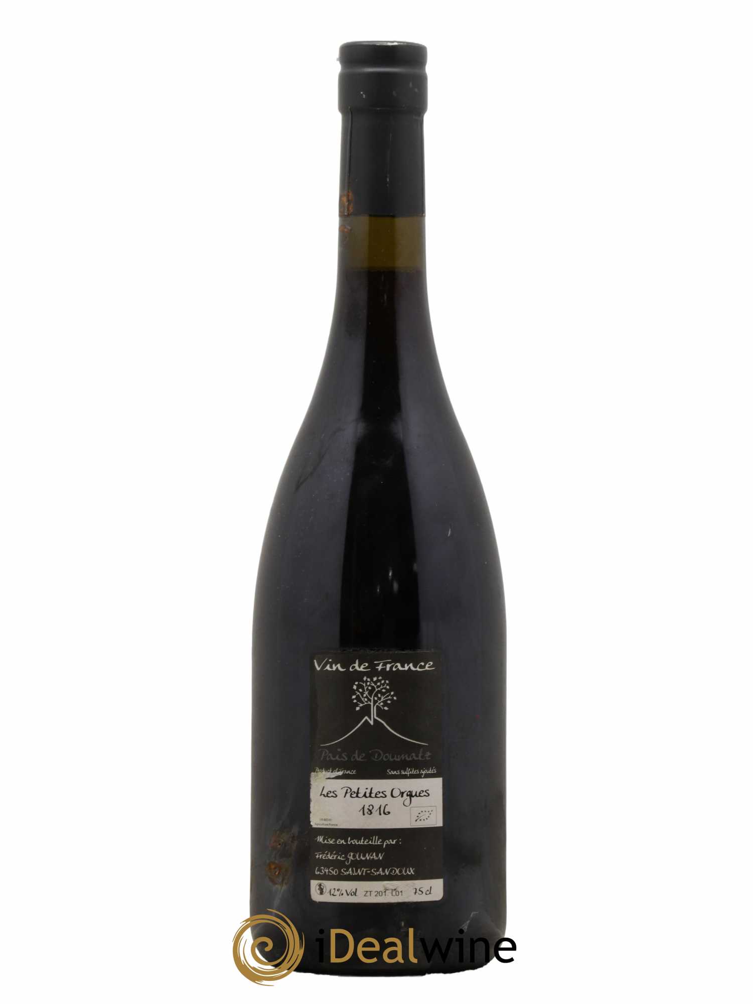 Vin de France Les Petites Orgues Vignoble de l'Arbre Blanc 2016 - Lot de 1 bouteille - 1