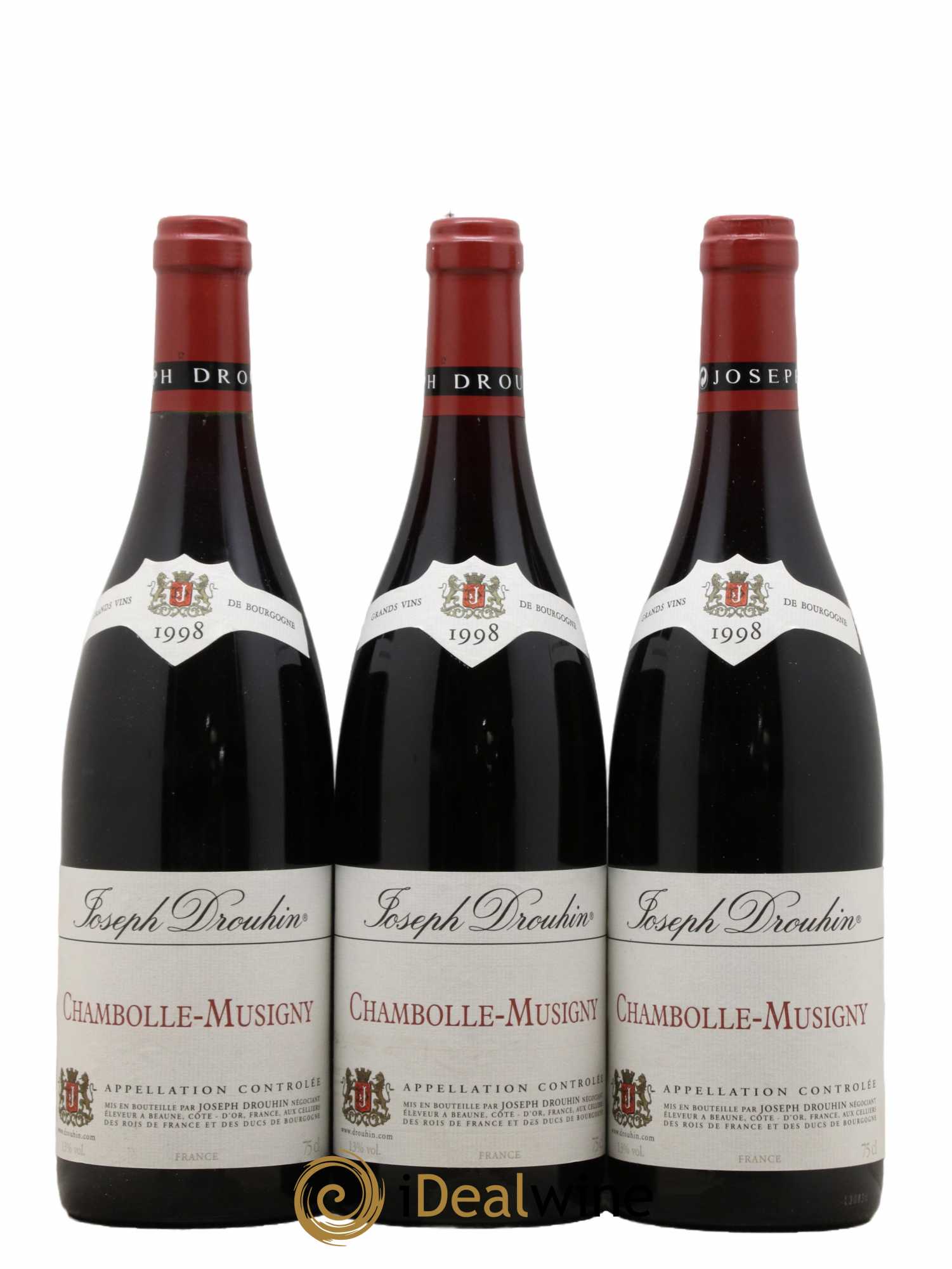 Chambolle-Musigny Joseph Drouhin 1998 - Lotto di 3 bottiglie - 0
