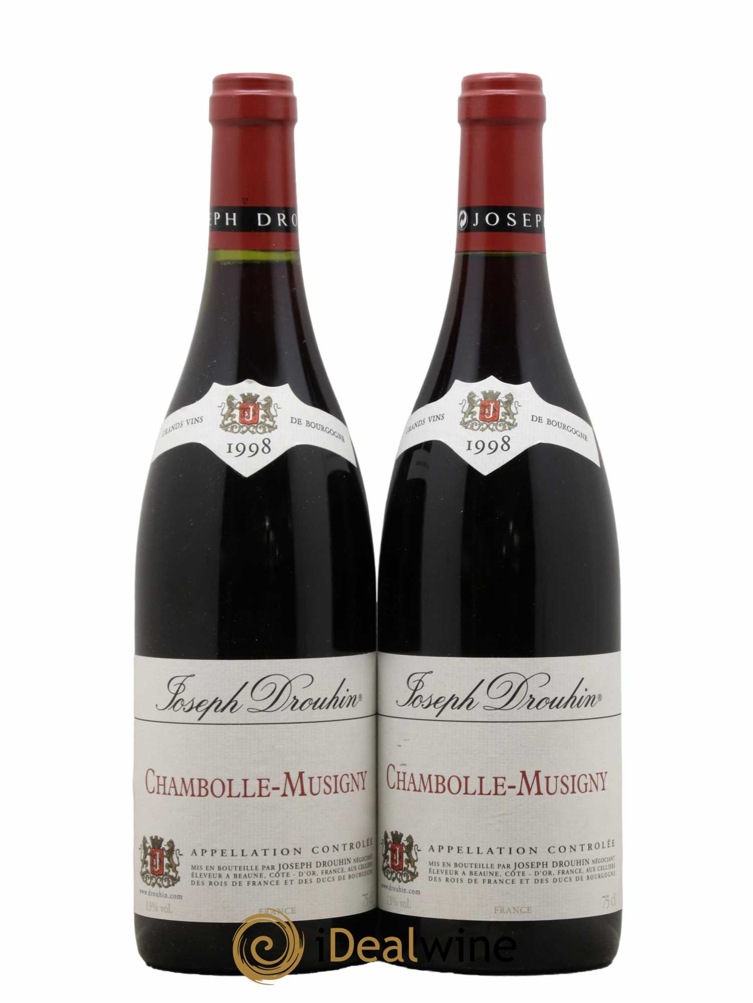 Chambolle-Musigny Joseph Drouhin 1998 - Lotto di 2 bottiglie - 0