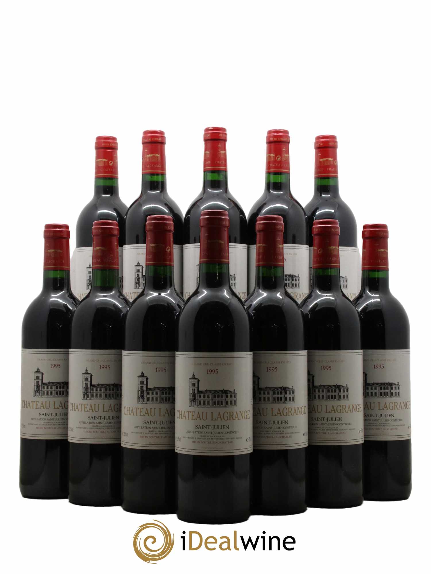 Château Lagrange 3ème Grand Cru Classé 1995 - Lot de 12 bouteilles - 0