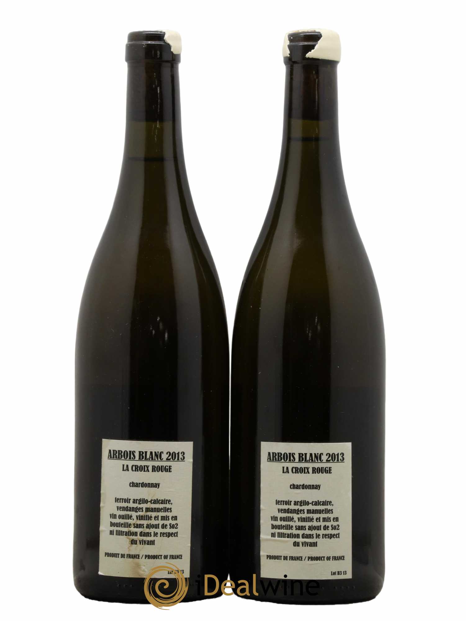 Arbois Chardonnay La Croix Rouge Adeline Houillon & Renaud Bruyère 2013 - Lot de 2 bouteilles - 1