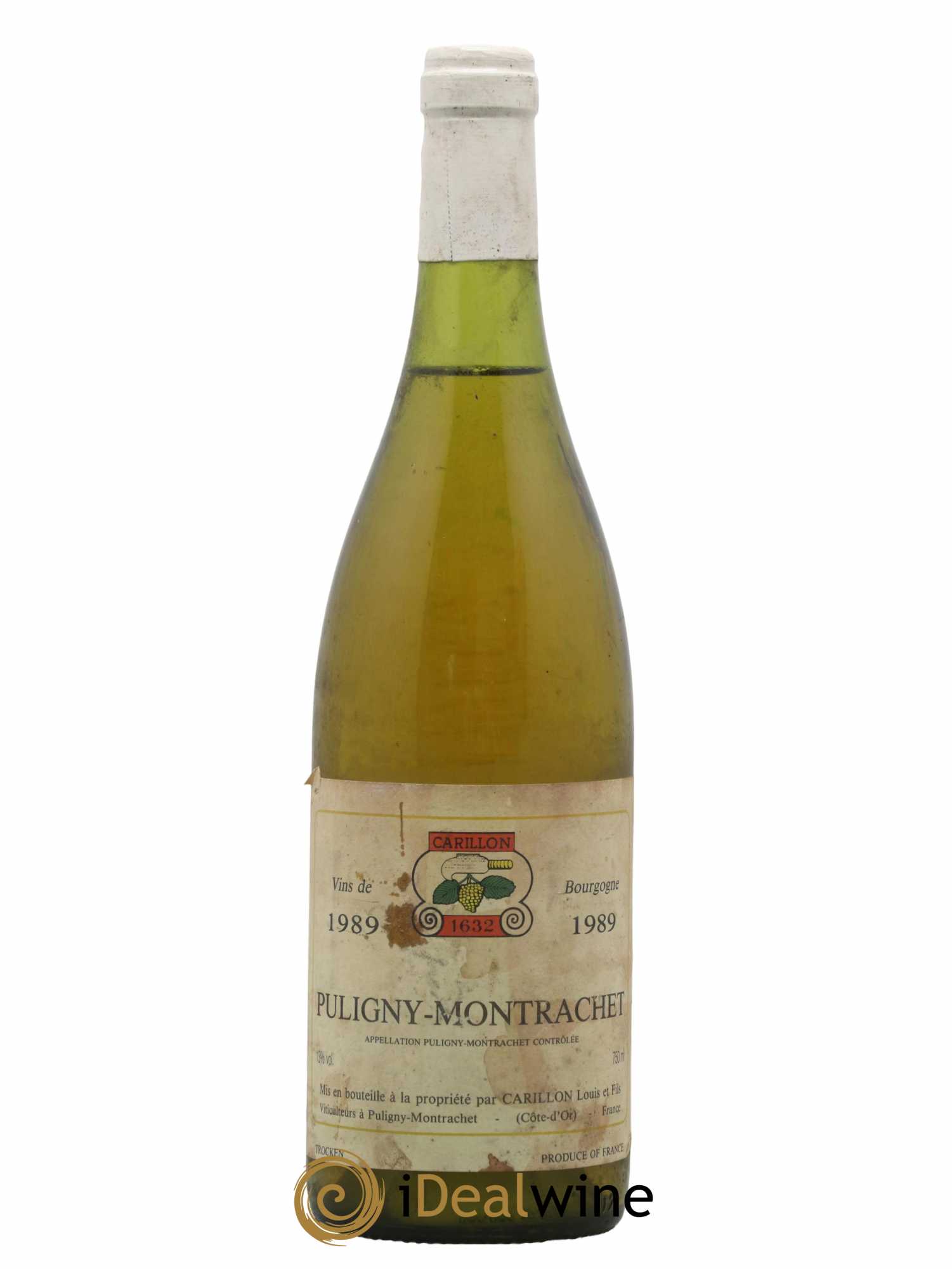 Puligny-Montrachet Louis Carillon & Fils 1989 - Lot de 1 bouteille - 0
