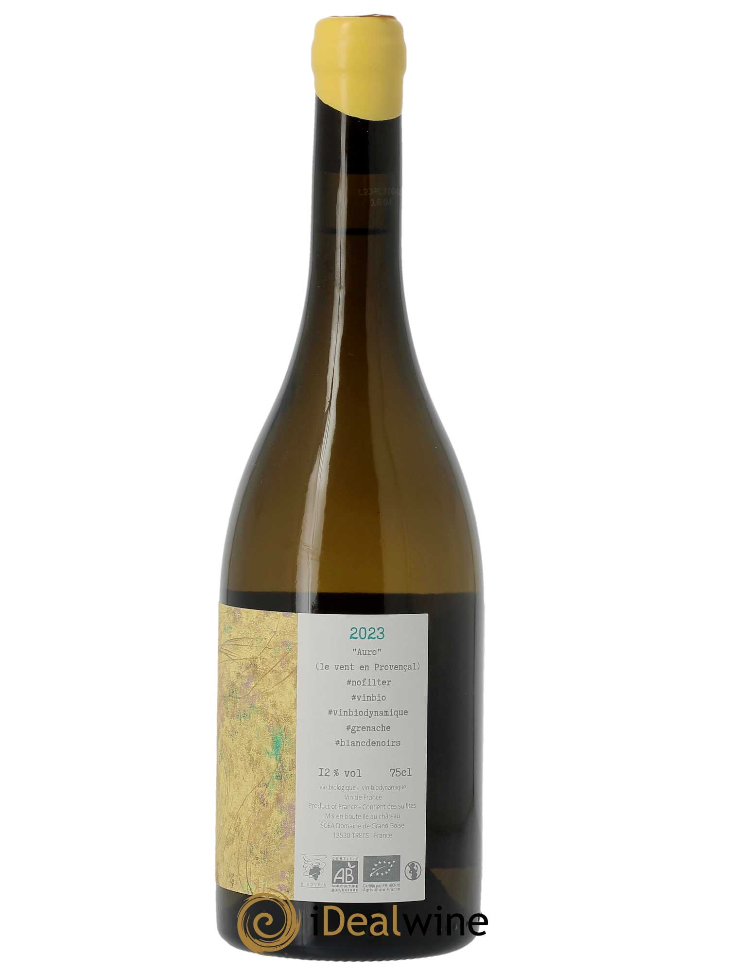 Vin de France Auro Château Grand Boise 2023 - Lot de 1 bouteille - 1