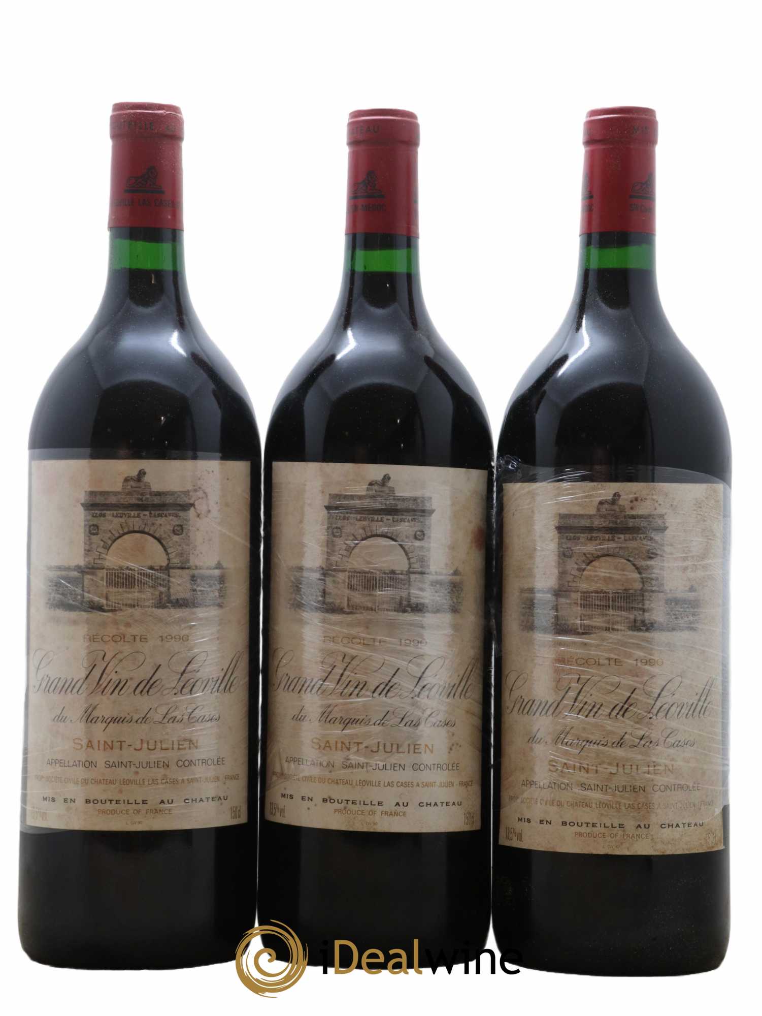 Château Léoville Las Cases 2ème Grand Cru Classé 1990 - Lot de 6 magnums - 1