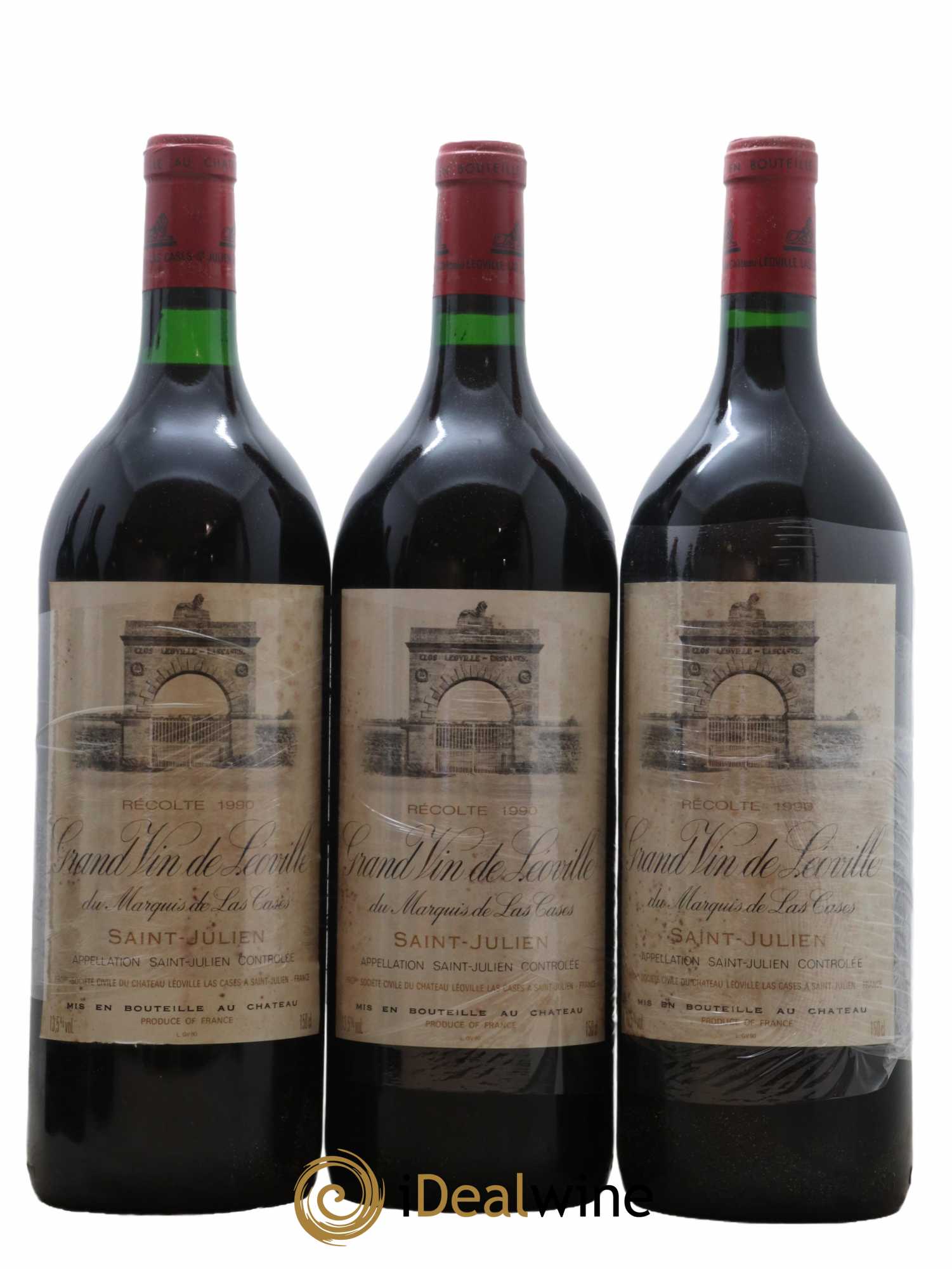 Château Léoville Las Cases 2ème Grand Cru Classé 1990 - Lot de 6 magnums - 2