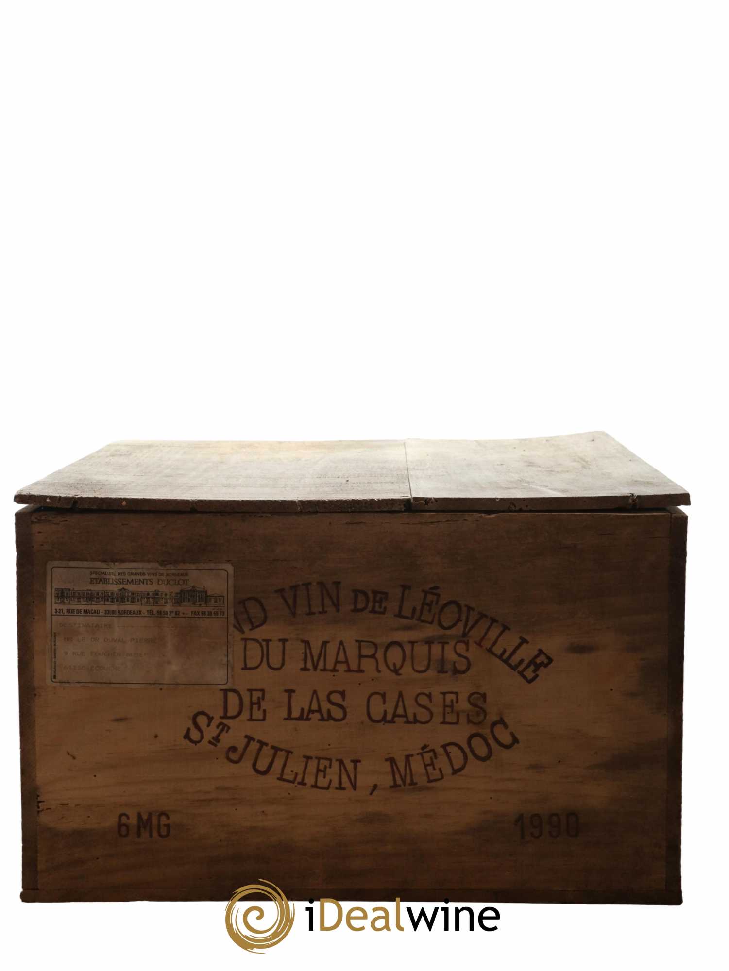 Château Léoville Las Cases 2ème Grand Cru Classé 1990 - Lot de 6 magnums - 4