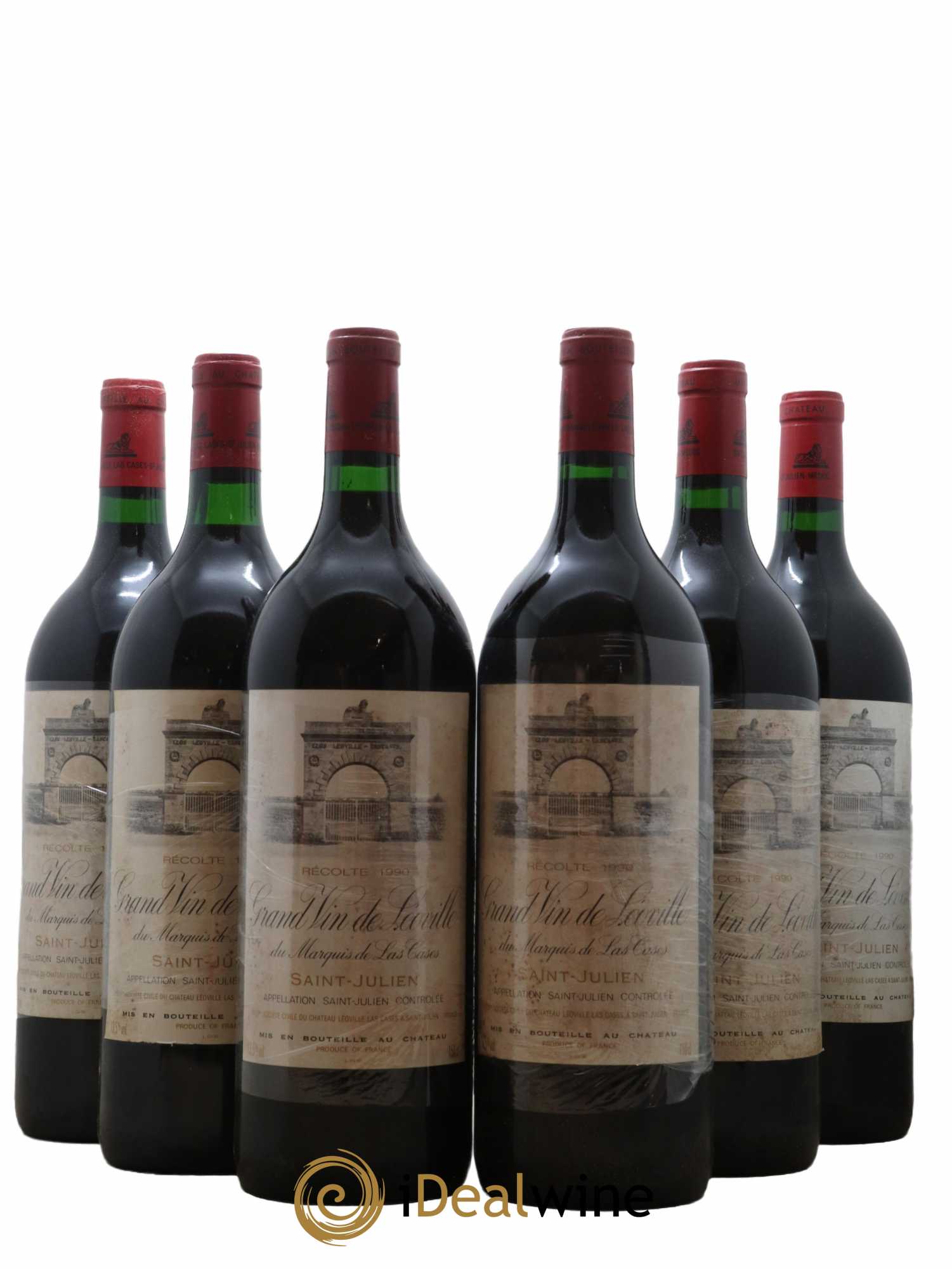 Château Léoville Las Cases 2ème Grand Cru Classé 1990 - Lot de 6 magnums - 0