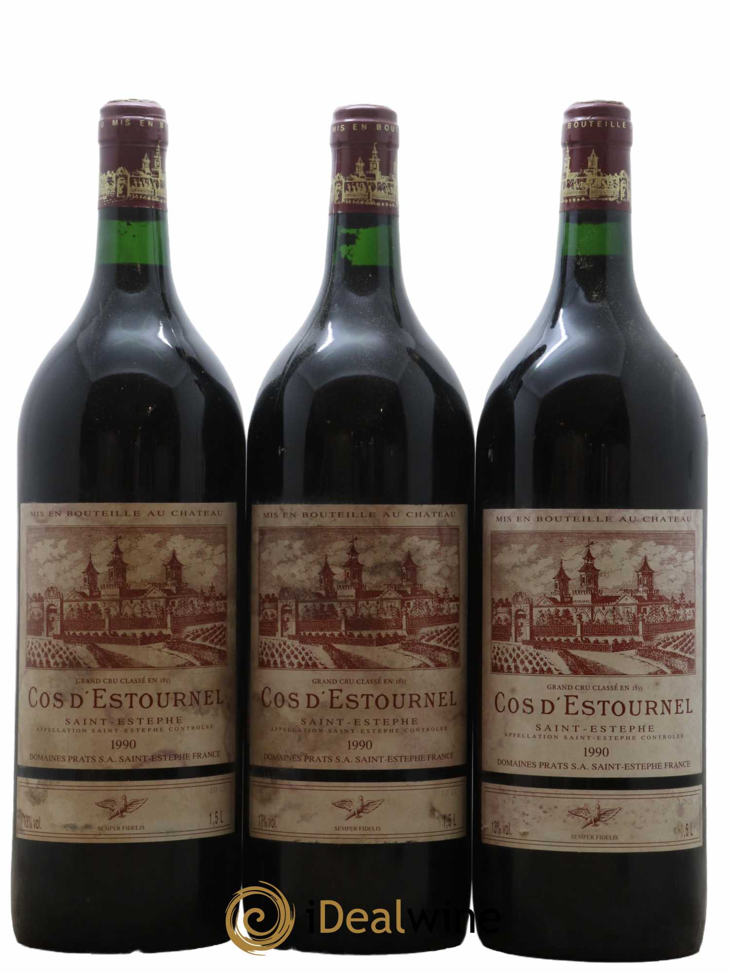 Cos d'Estournel 2ème Grand Cru Classé 1990 - Lot de 6 magnums - 1