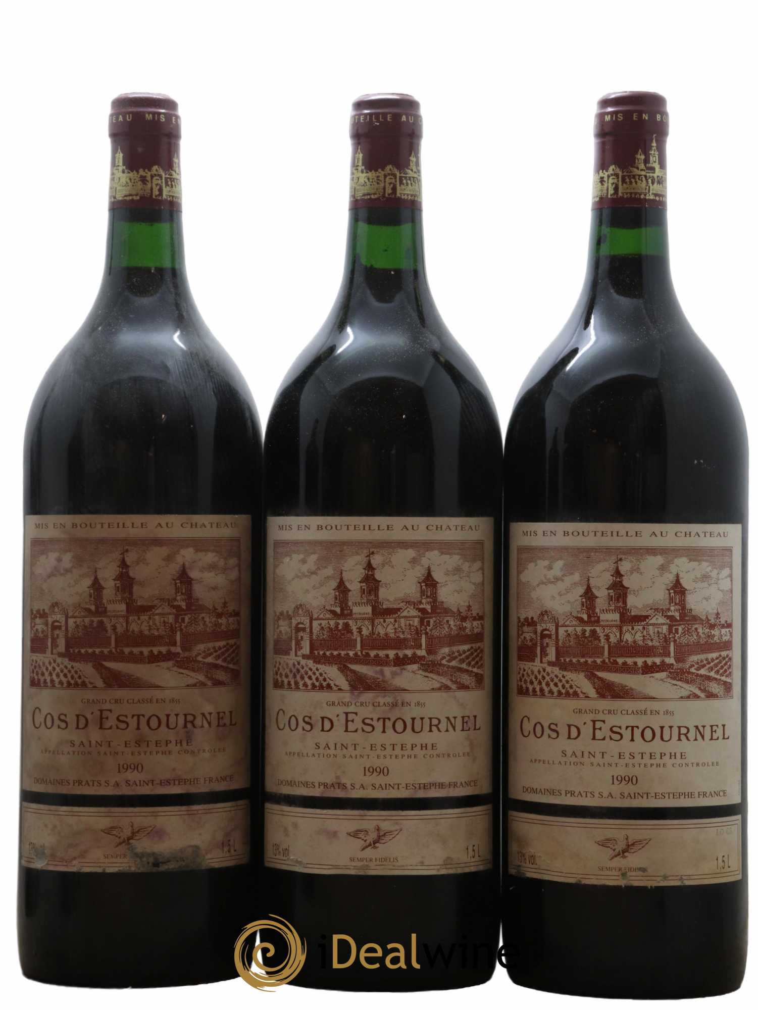 Cos d'Estournel 2ème Grand Cru Classé 1990 - Lot de 6 magnums - 2