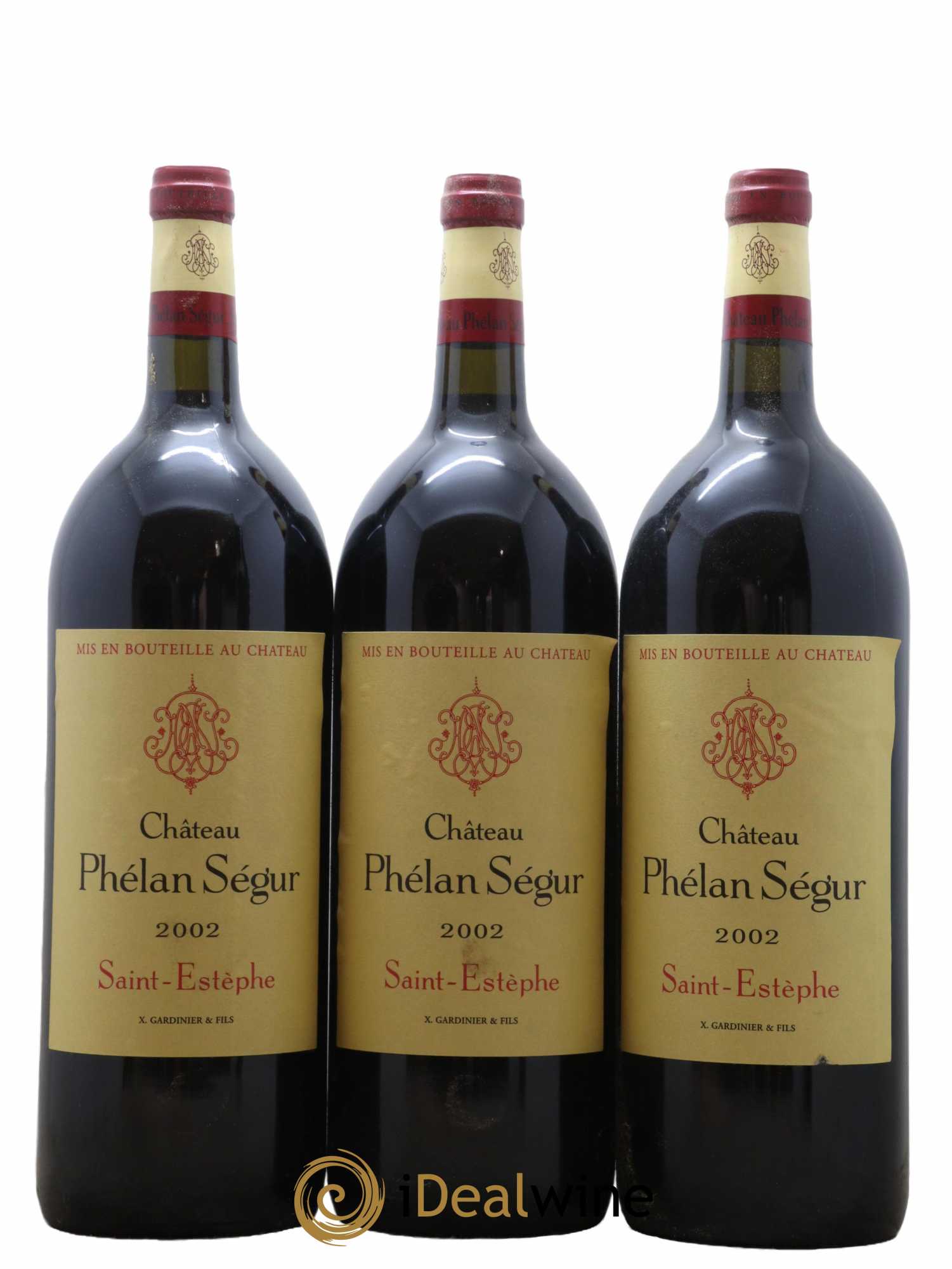 Château Phélan Ségur 2002 - Lot de 6 magnums - 1