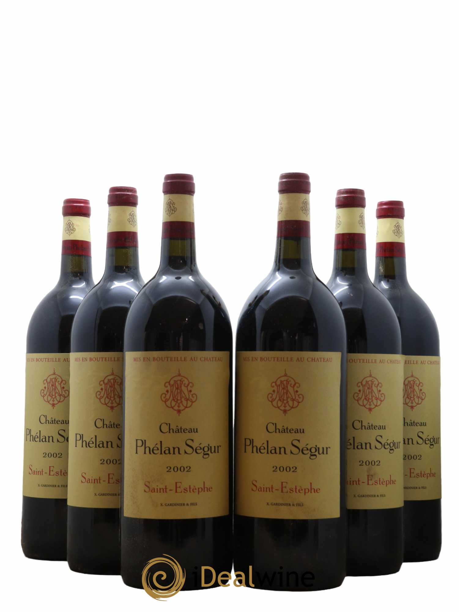Château Phélan Ségur 2002 - Lot de 6 magnums - 0