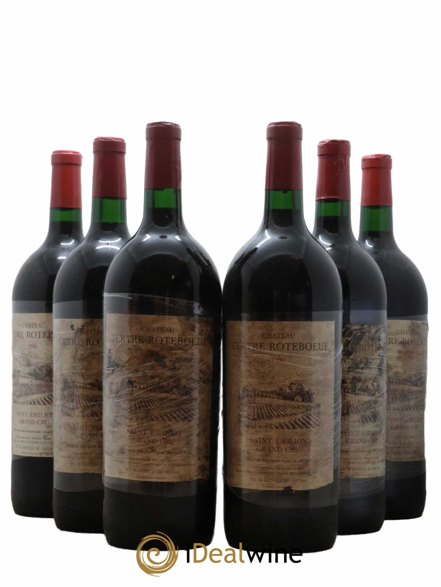 Château Tertre Roteboeuf 1990 - Posten von 6 Magnum - 0