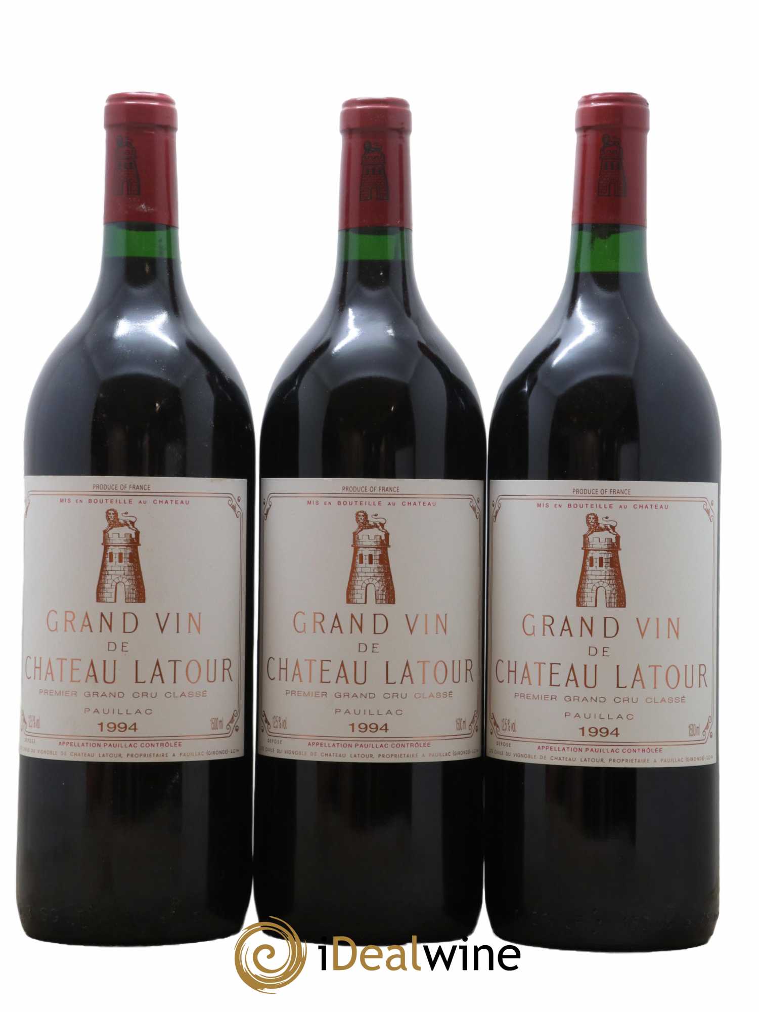 Château Latour 1er Grand Cru Classé 1994 - Lot de 3 magnums - 0