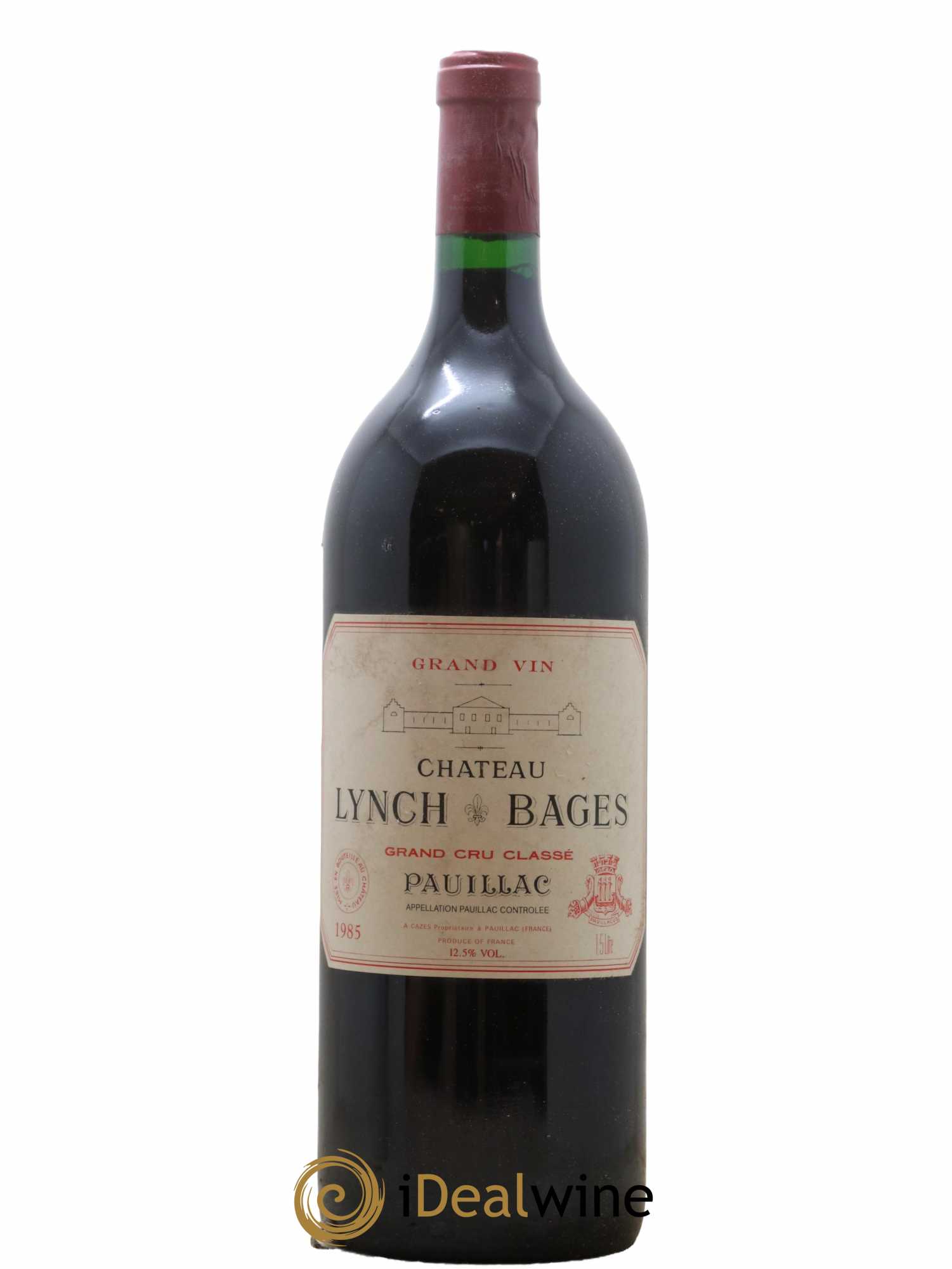 Château Lynch Bages 5ème Grand Cru Classé 1985 - Lot de 1 magnum - 0