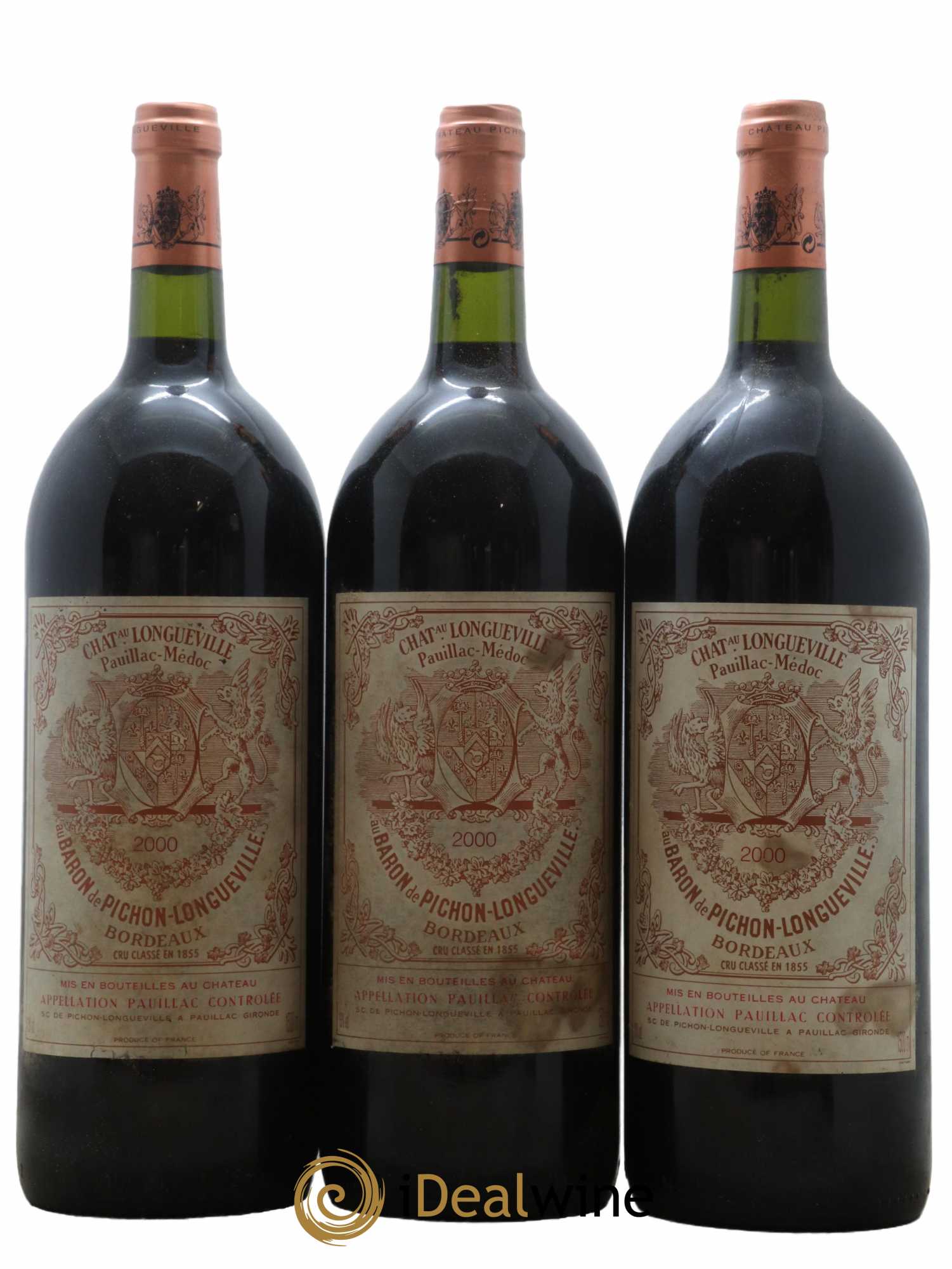 Pichon Longueville Baron 2ème Grand Cru Classé 2000 - Posten von 6 Magnum - 1