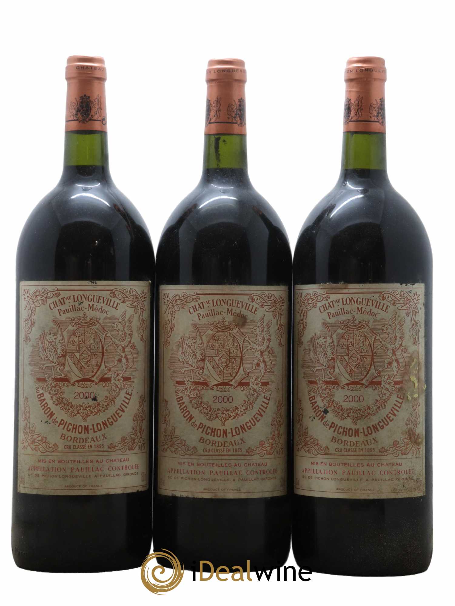 Pichon Longueville Baron 2ème Grand Cru Classé 2000 - Posten von 6 Magnum - 2