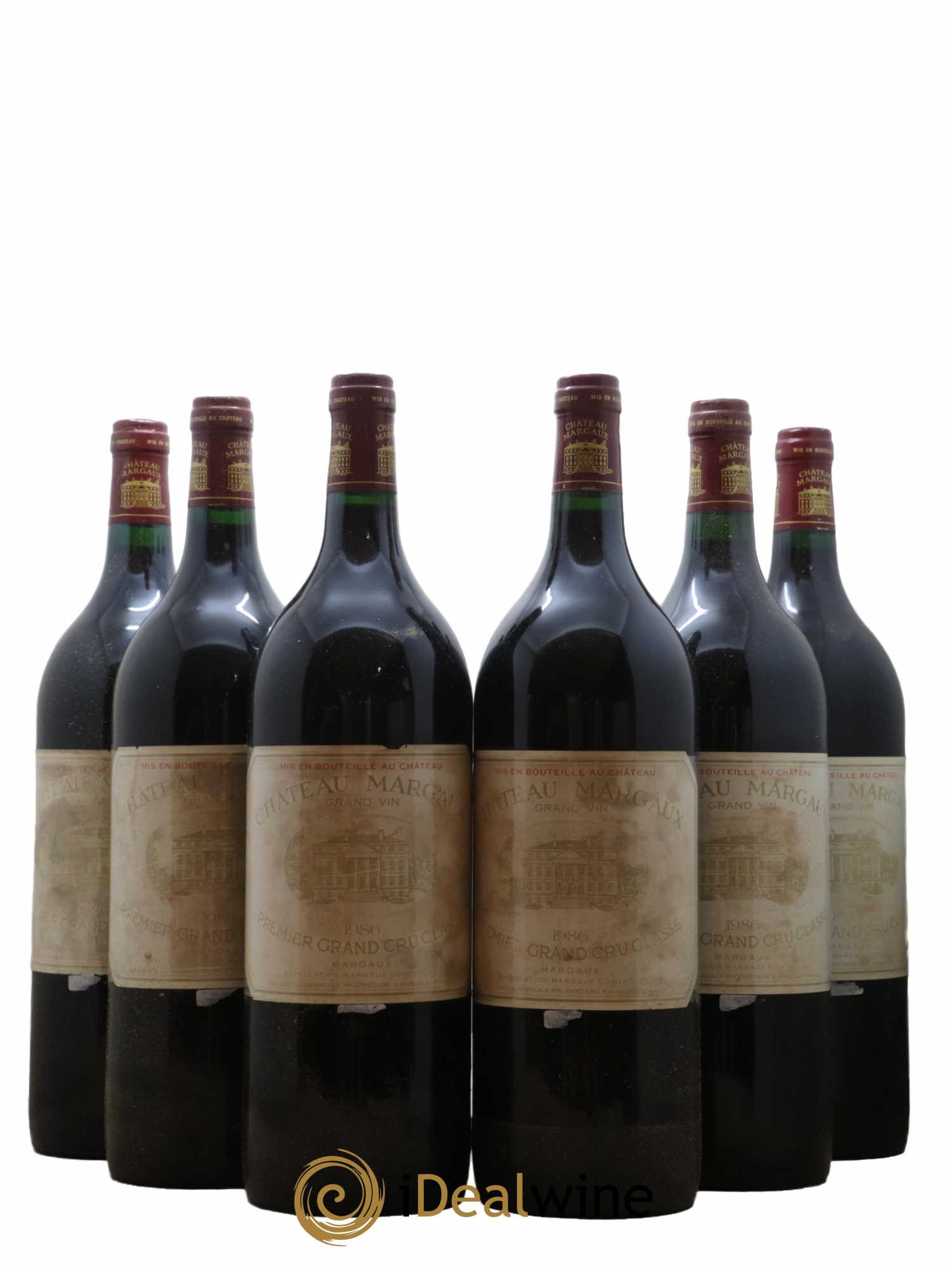 Château Margaux 1er Grand Cru Classé 1986 - Lot de 6 magnums - 0