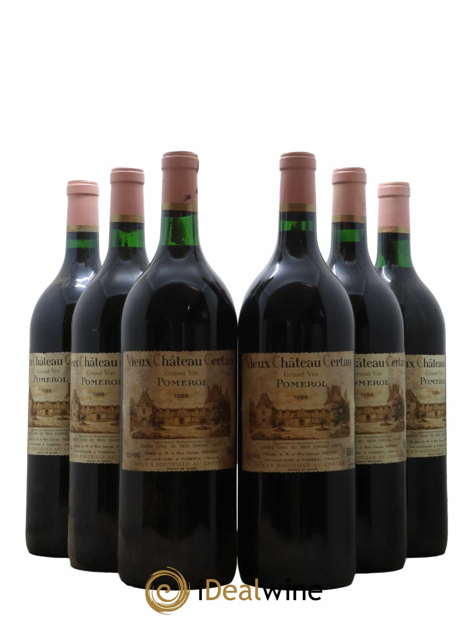 Vieux Château Certan 1986 - Lot de 6 magnums - 0