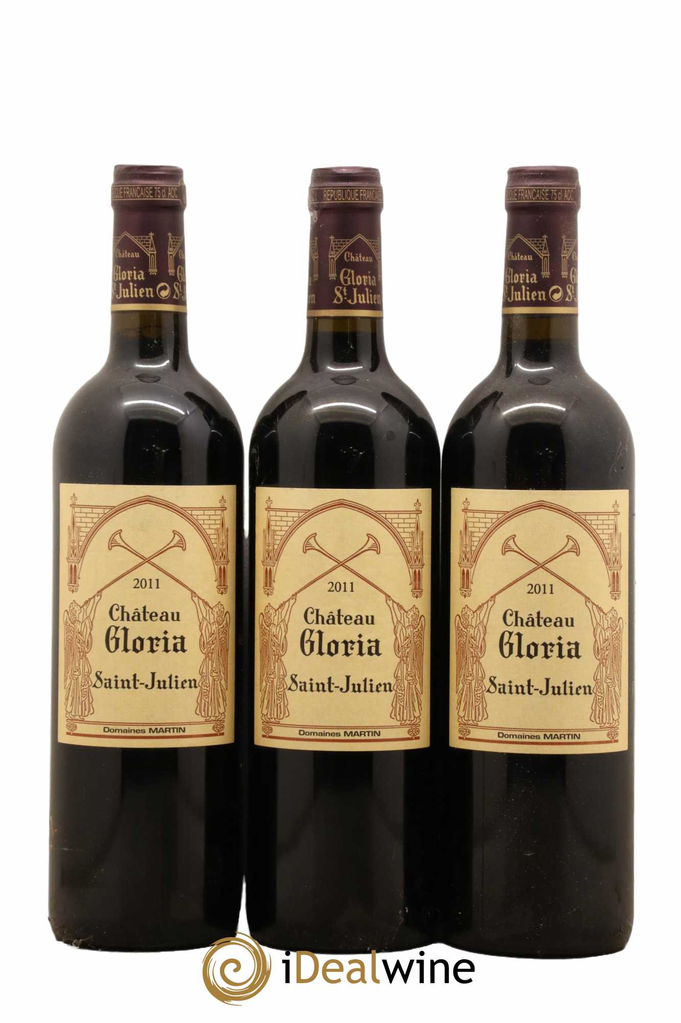 Château Gloria 2011 - Lot de 3 bouteilles - 0