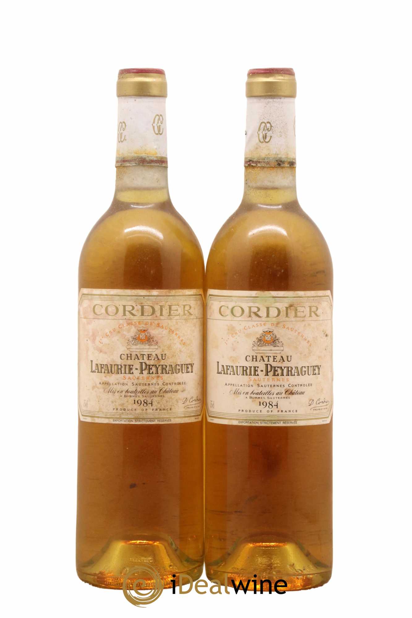 Château Lafaurie-Peyraguey 1er Grand Cru Classé 1984 - Lot de 2 bouteilles - 0