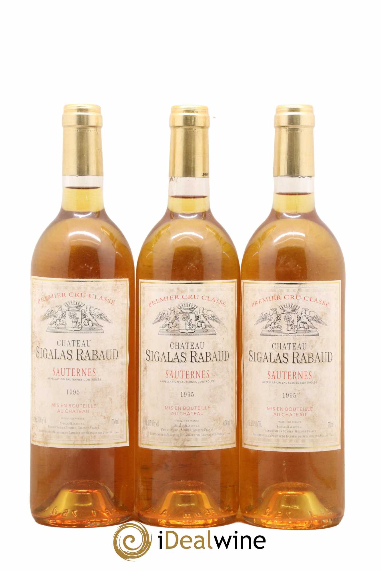 Château Sigalas Rabaud 1er Grand Cru Classé 1995 - Lotto di 12 bottiglie - 1