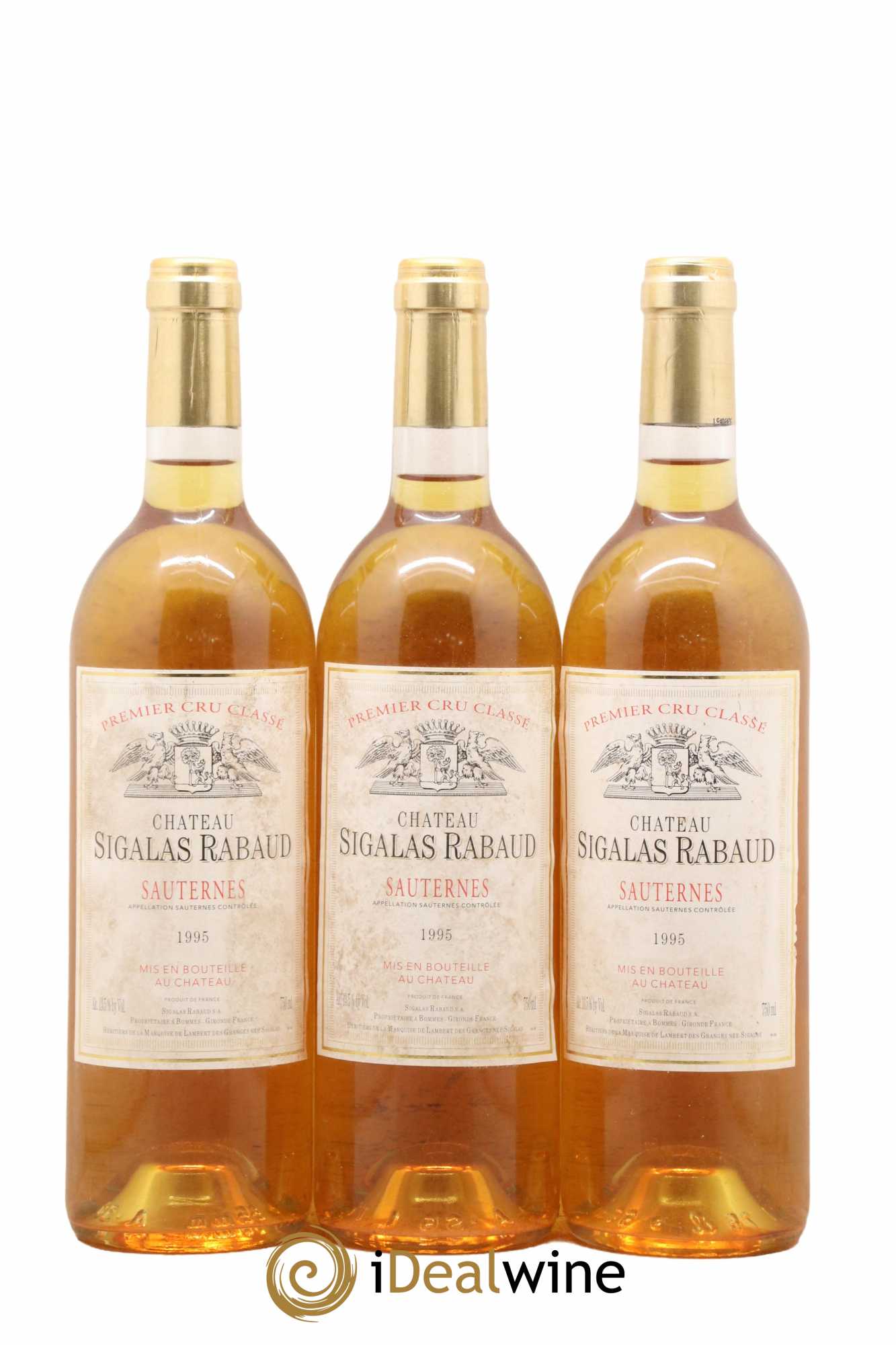 Château Sigalas Rabaud 1er Grand Cru Classé 1995 - Lotto di 12 bottiglie - 3