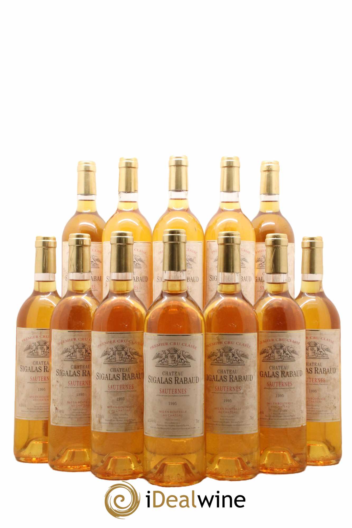 Château Sigalas Rabaud 1er Grand Cru Classé 1995 - Lotto di 12 bottiglie - 0